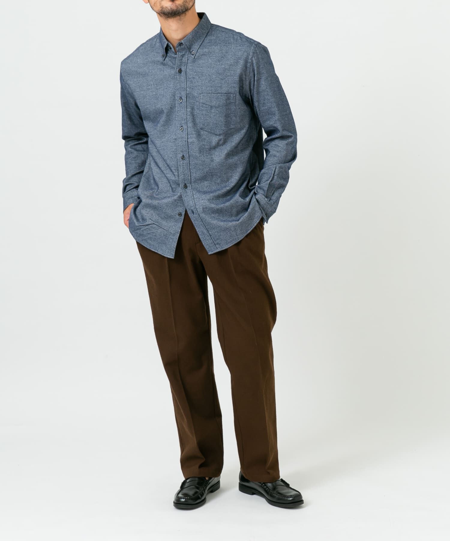 URBAN RESEARCH ROSSO「『抗菌 / 防臭』『XXLサイズあり』ハイパフォーマンスフランネルシャツ」|シャツ・ブラウス|