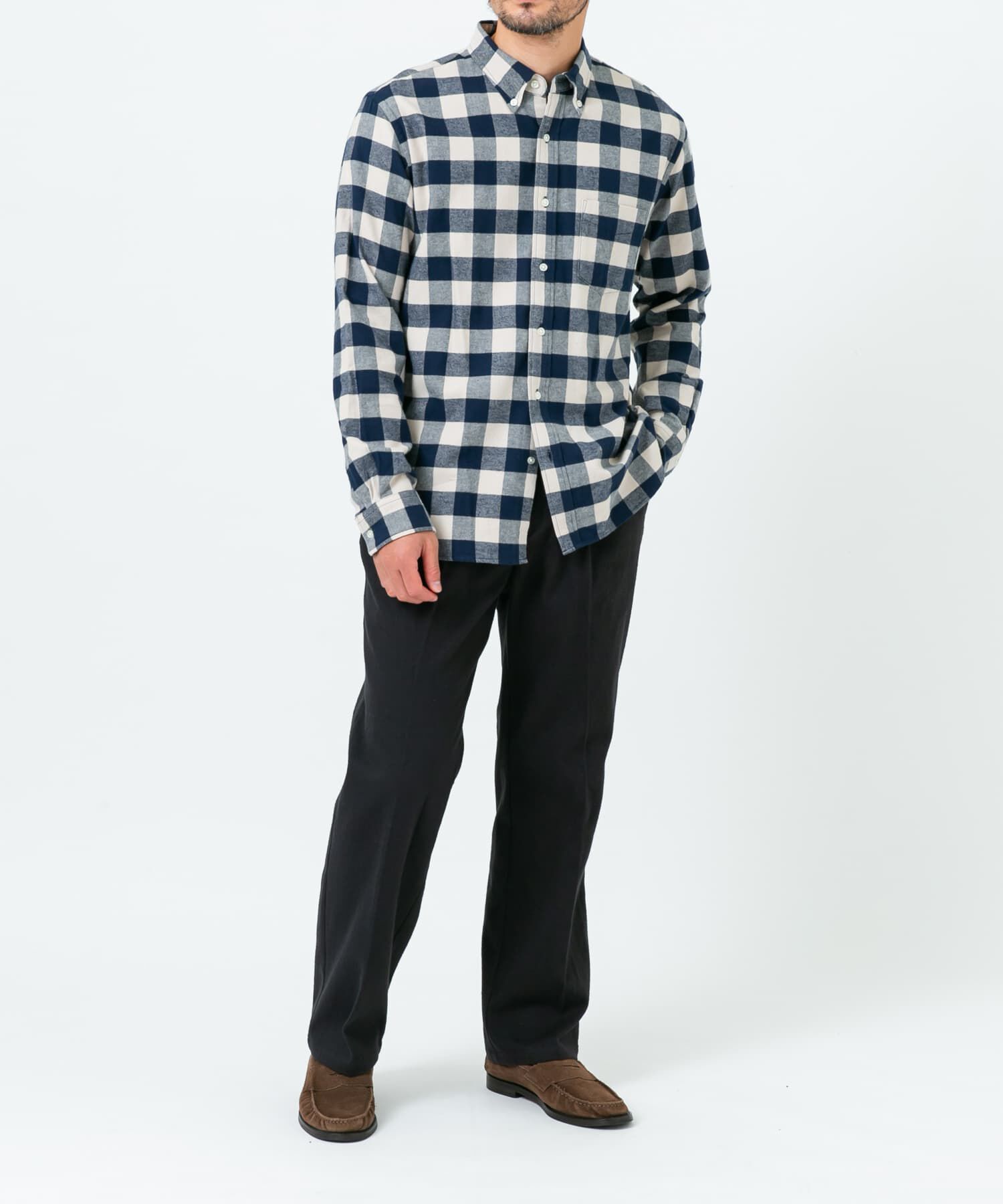 URBAN RESEARCH ROSSO「『抗菌 / 防臭』『XXLサイズあり』ハイパフォーマンスフランネルシャツ」|シャツ・ブラウス|