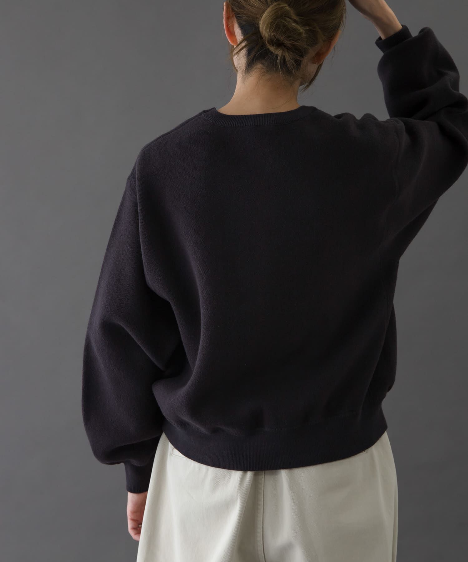 URBAN RESEARCH DOORS「FORK&SPOON　エンブロイダリーロゴニットプルオーバー」|ニット・セーター|