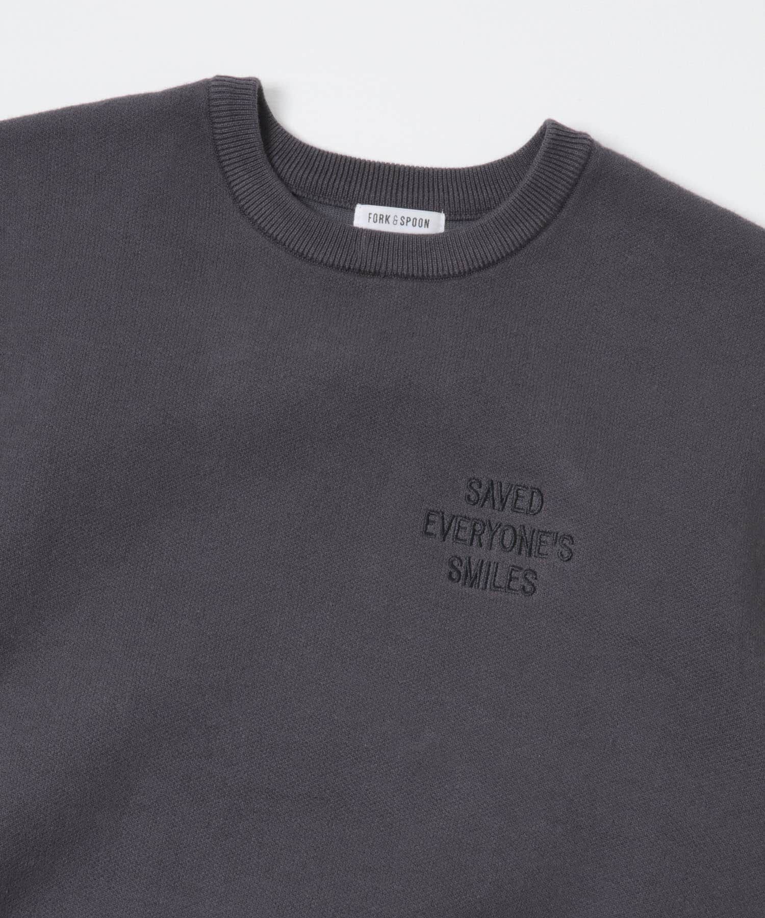 URBAN RESEARCH DOORS「FORK&SPOON　エンブロイダリーロゴニットプルオーバー」|ニット・セーター|