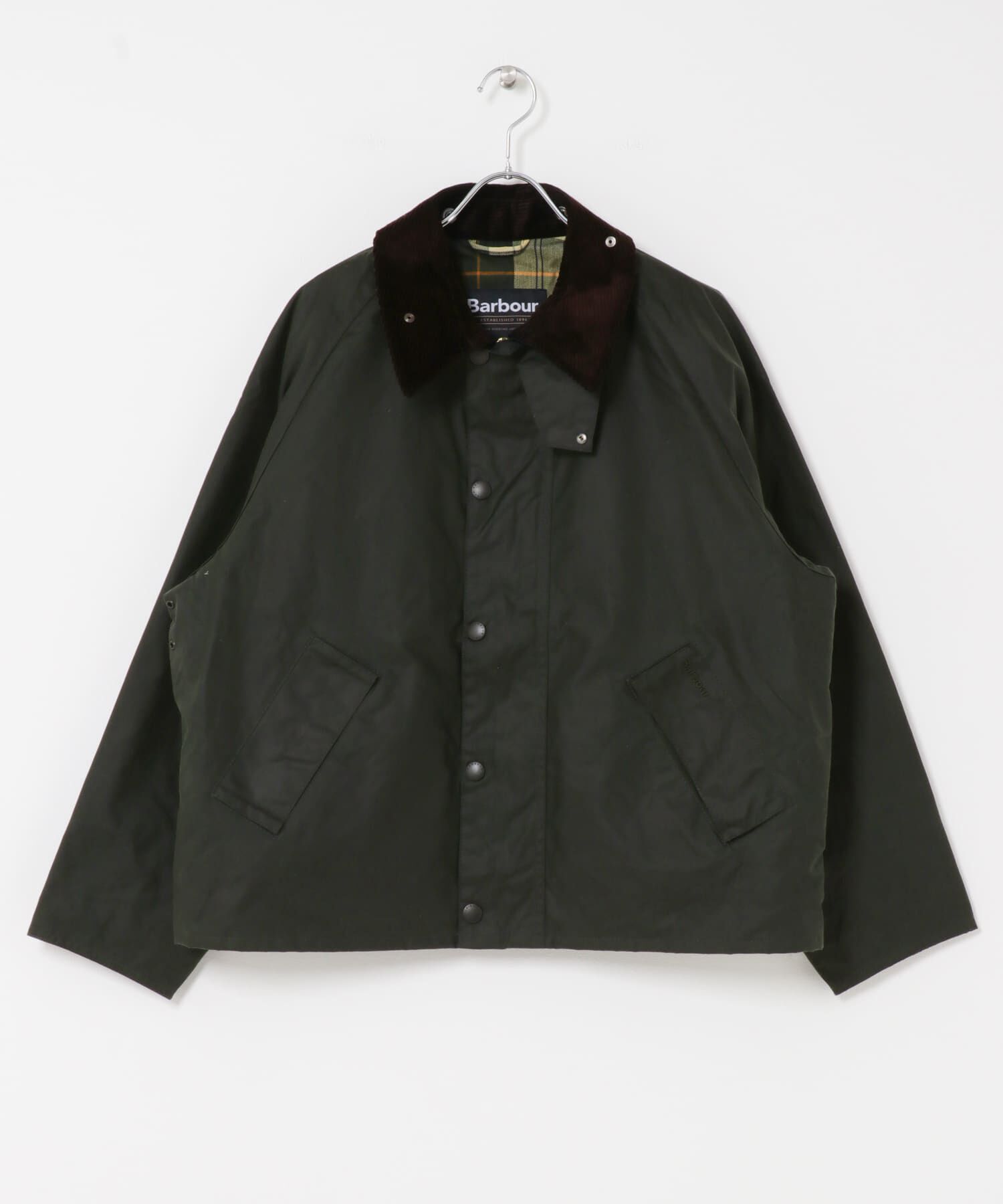 URBAN RESEARCH DOORS「Barbour　OS TRANSPORT WAX JACKET」|ノーカラーコート|