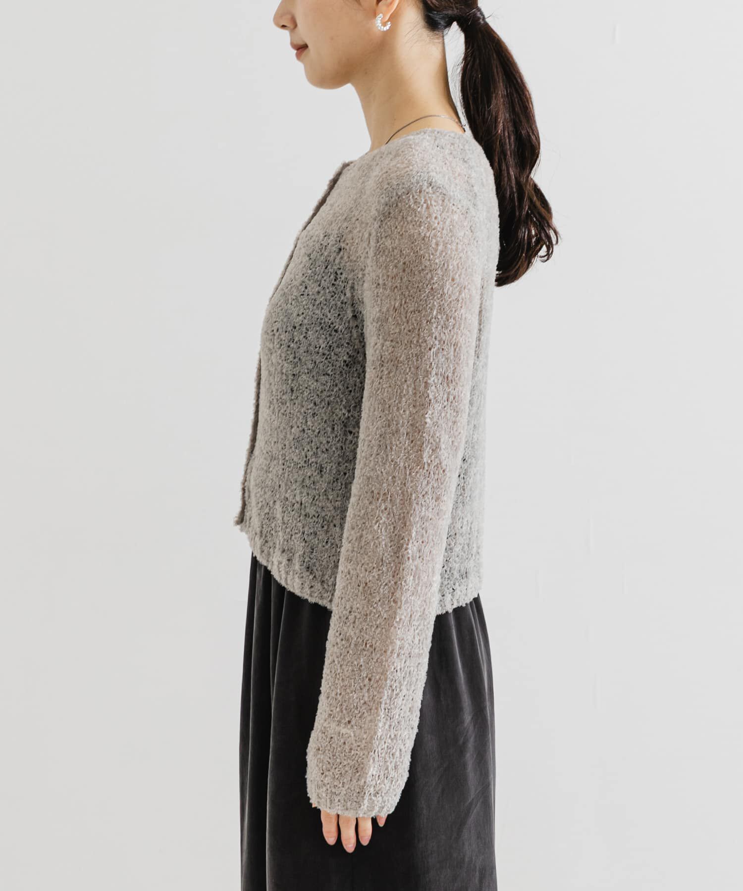 URBAN RESEARCH「シアーモールショート丈カーディガン」|カーディガン|