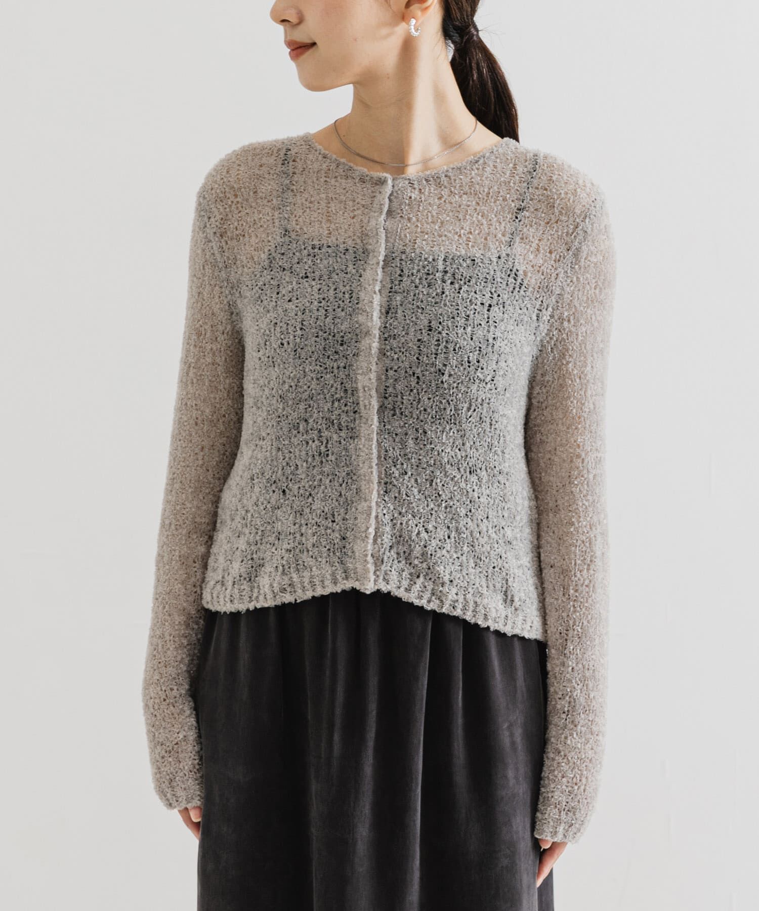 URBAN RESEARCH「シアーモールショート丈カーディガン」|カーディガン|