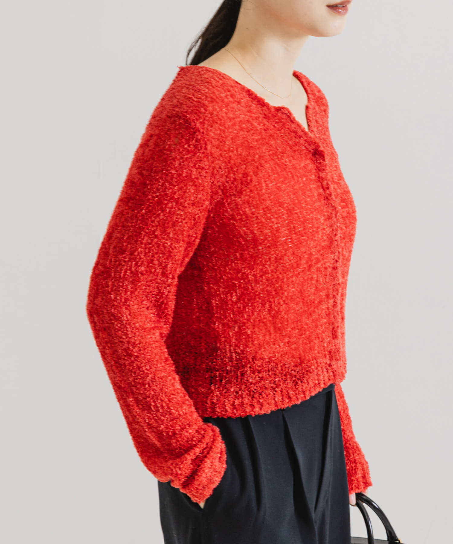 URBAN RESEARCH「シアーモールショート丈カーディガン」|カーディガン|