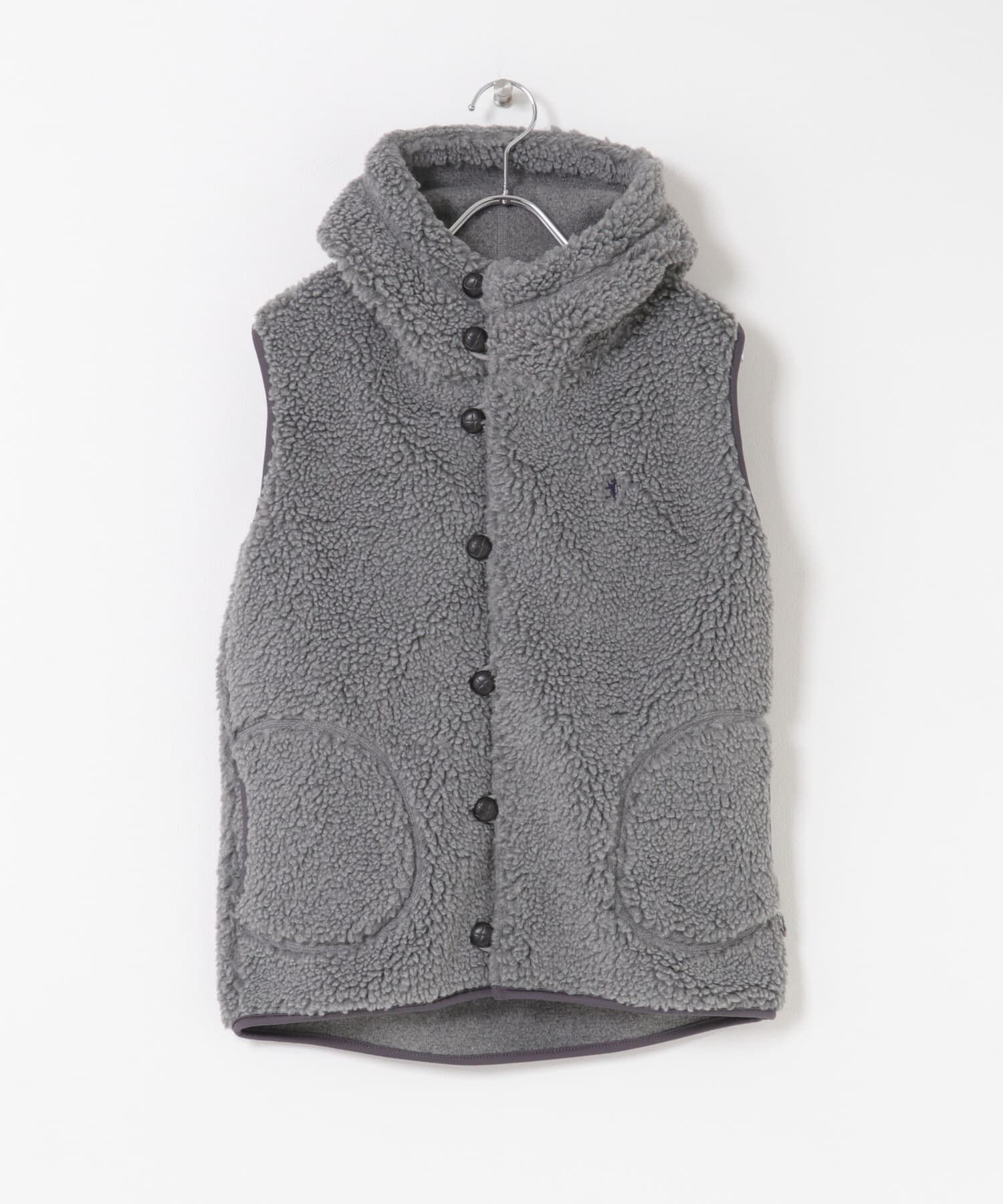 URBAN RESEARCH DOORS「GYMPHLEX　BOA HOODED VEST」|ベスト・ジレ|