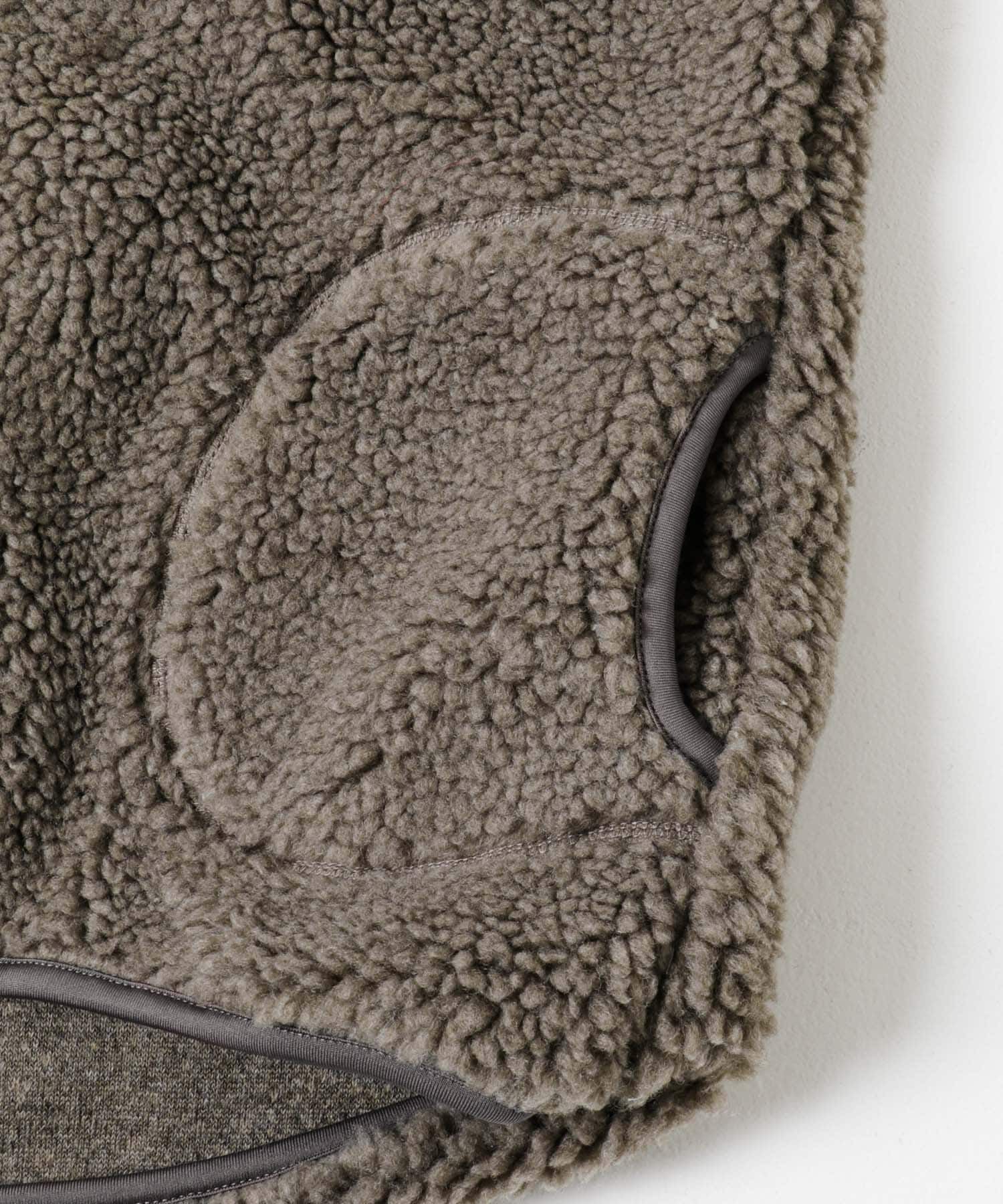 URBAN RESEARCH DOORS「GYMPHLEX　BOA HOODED VEST」|ベスト・ジレ|