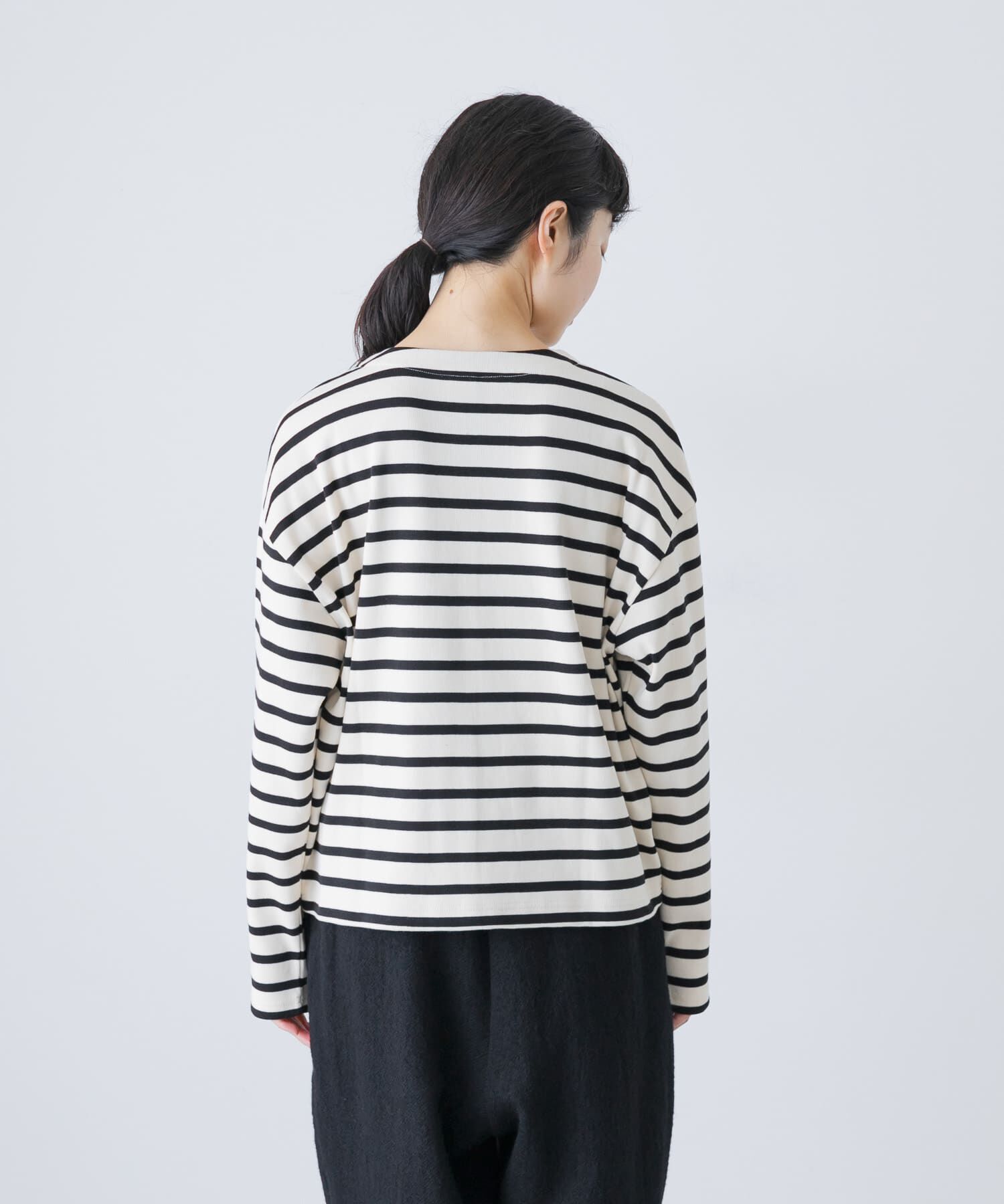 かぐれ「コットンフライススナップカーディガン」|カーディガン|