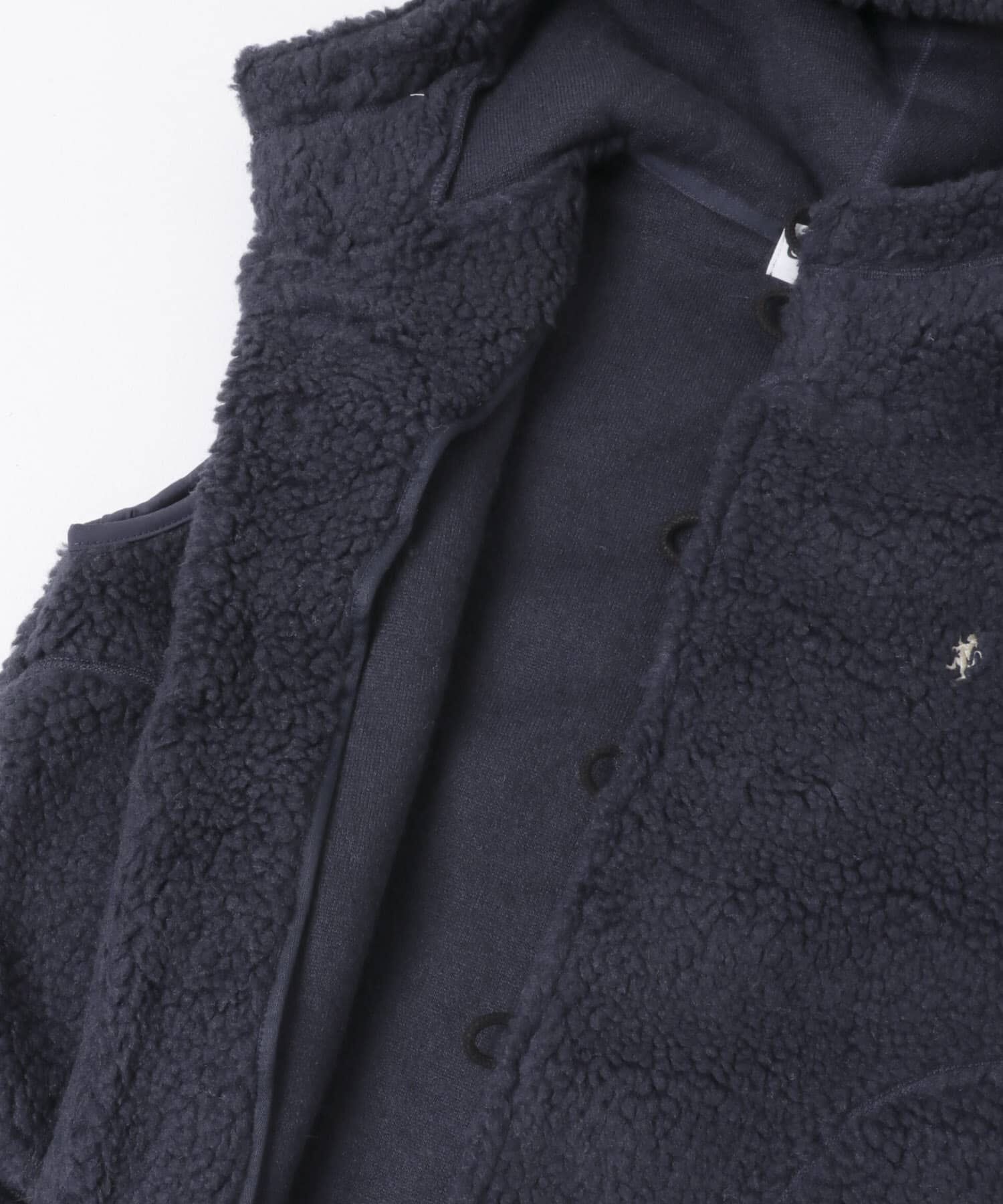 URBAN RESEARCH DOORS「GYMPHLEX　BOA HOODED SHORT VEST」|ベスト・ジレ|