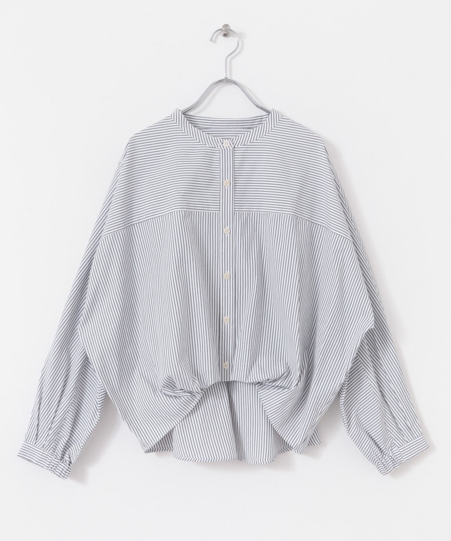 Sonny Label 「『WEB限定』フロントタックバンドカラーシャツ」|シャツ・ブラウス|