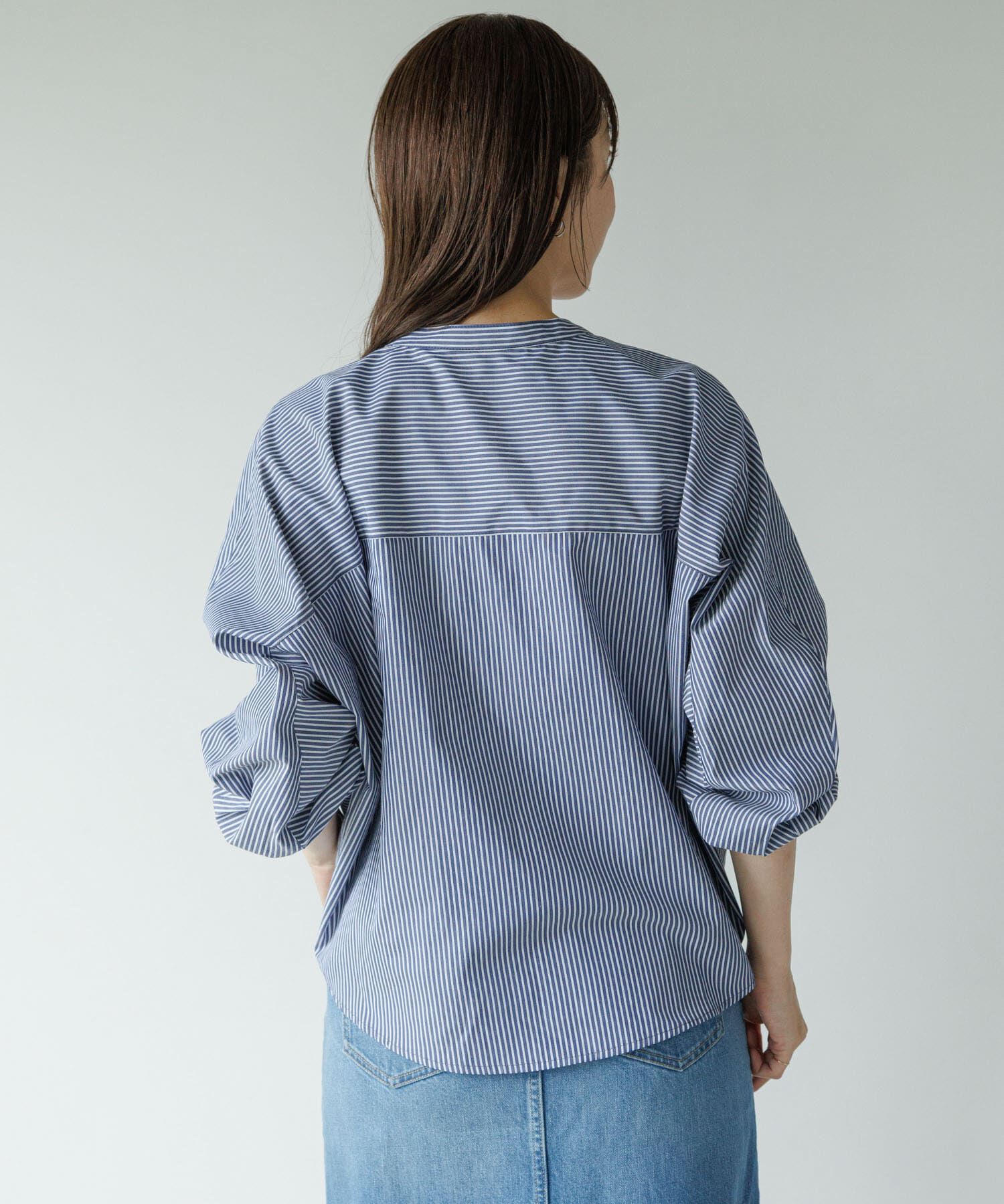 Sonny Label 「『WEB限定』フロントタックバンドカラーシャツ」|シャツ・ブラウス|