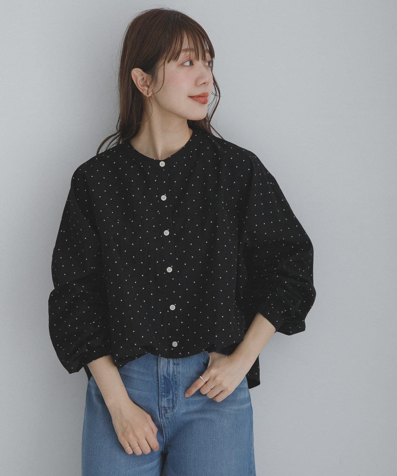 Sonny Label 「『WEB限定』フロントタックバンドカラーシャツ」|シャツ・ブラウス|