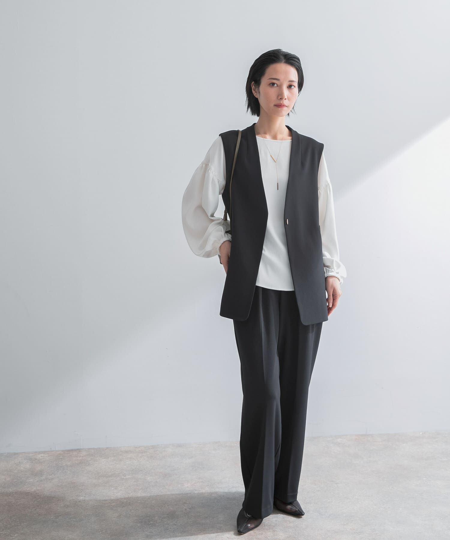 URBAN RESEARCH ROSSO「ストレッチツイルタックストレートパンツ」|その他|