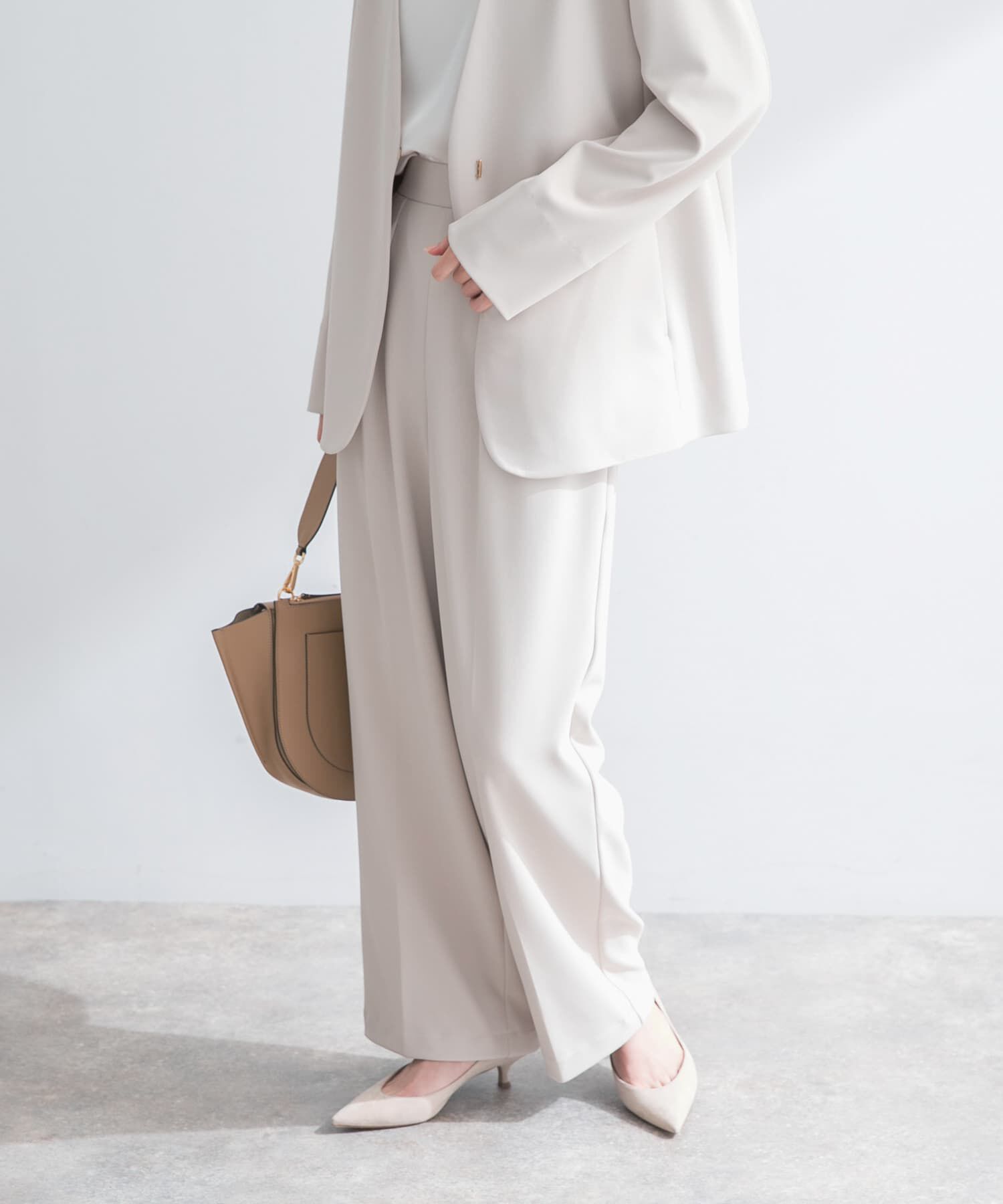 URBAN RESEARCH ROSSO「ストレッチツイルタックストレートパンツ」|その他|