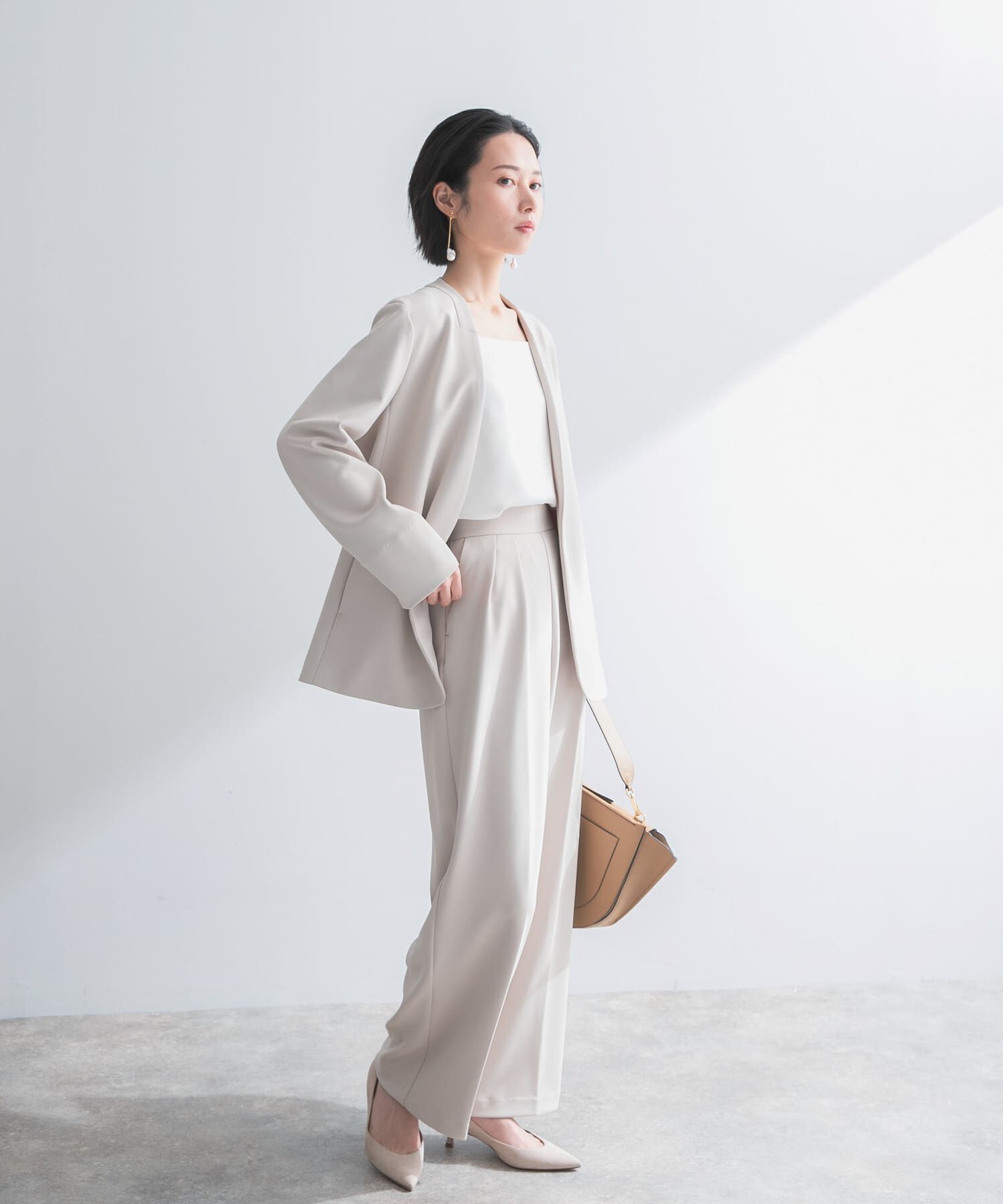 URBAN RESEARCH ROSSO「ストレッチツイルタックストレートパンツ」|その他|