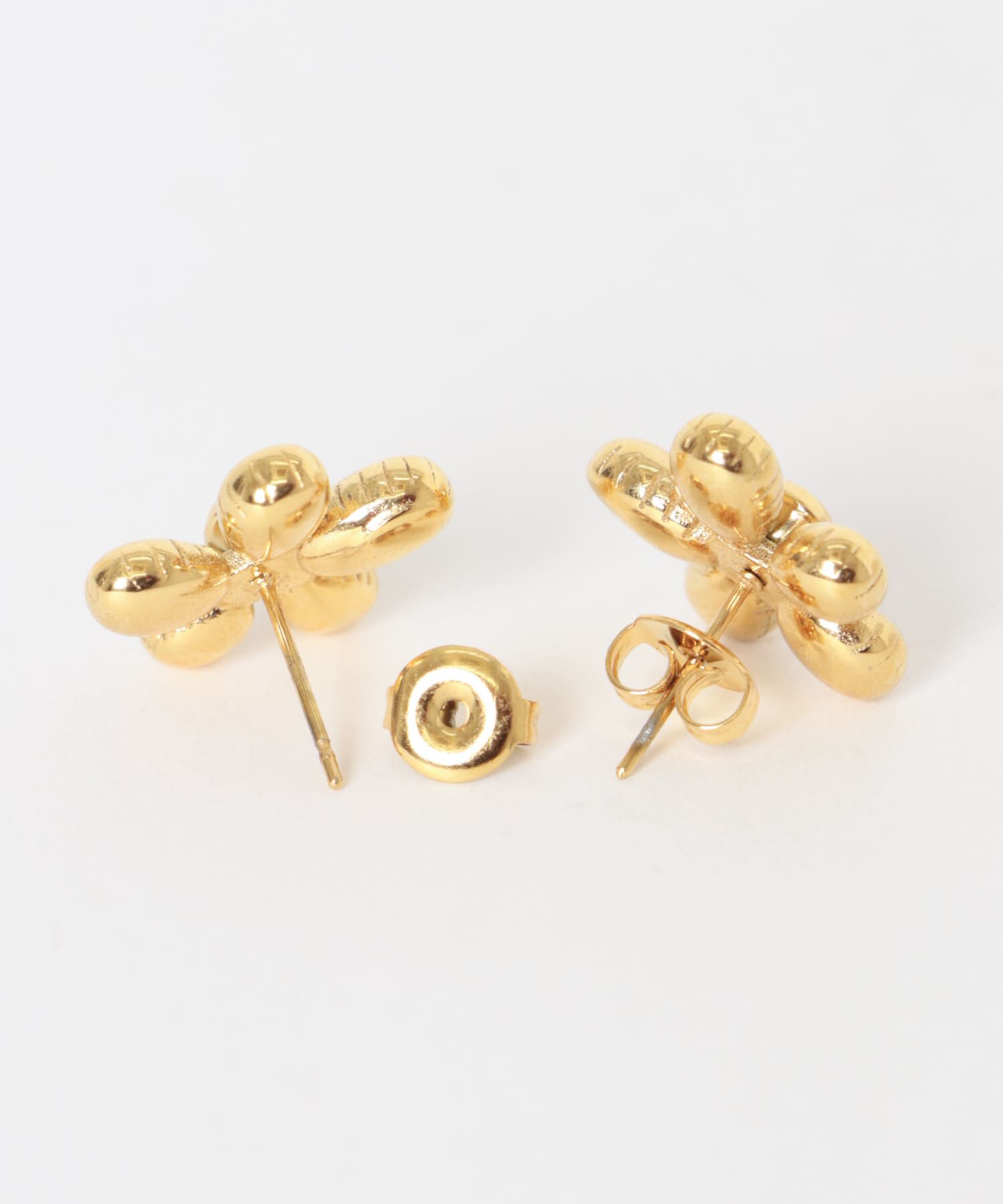 SMELLY「ステンレスプックリフラワーピアス」|ピアス|