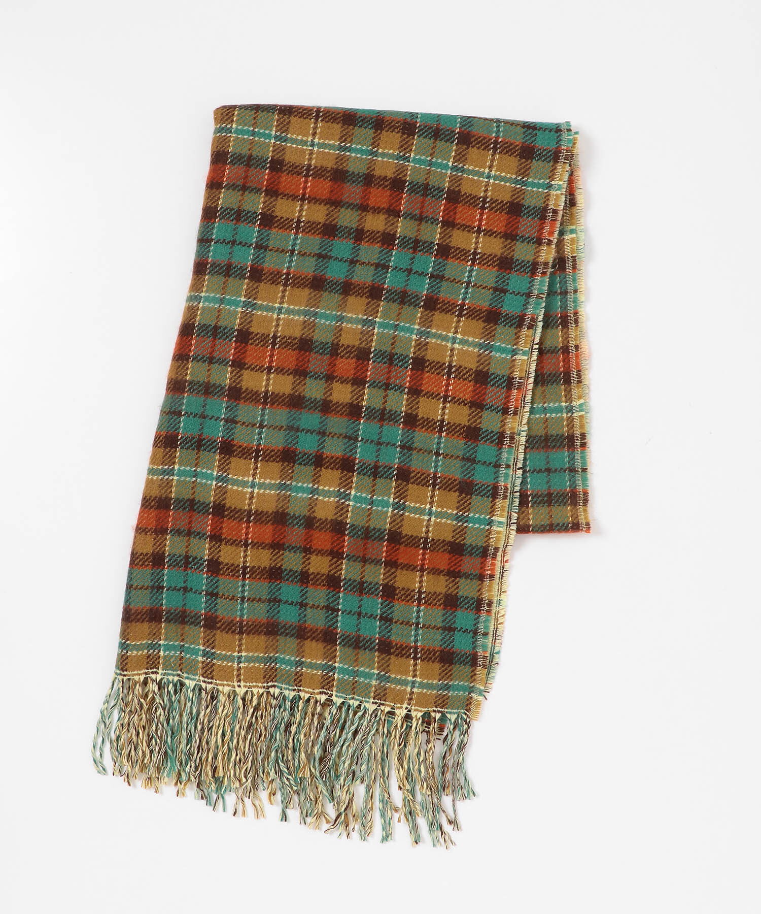  「リバーシブルチェックストール」|マフラー|