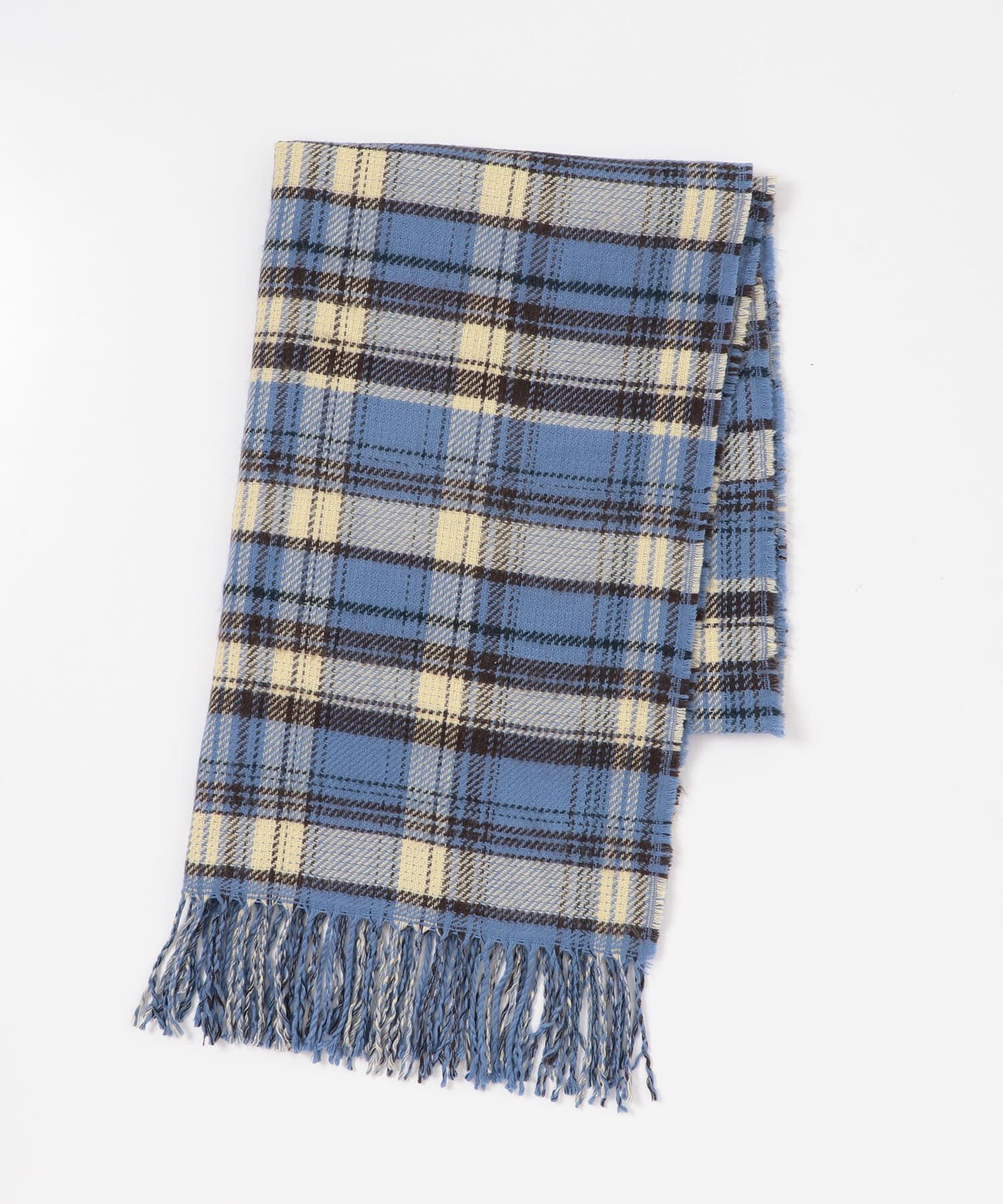  「リバーシブルチェックストール」|マフラー|