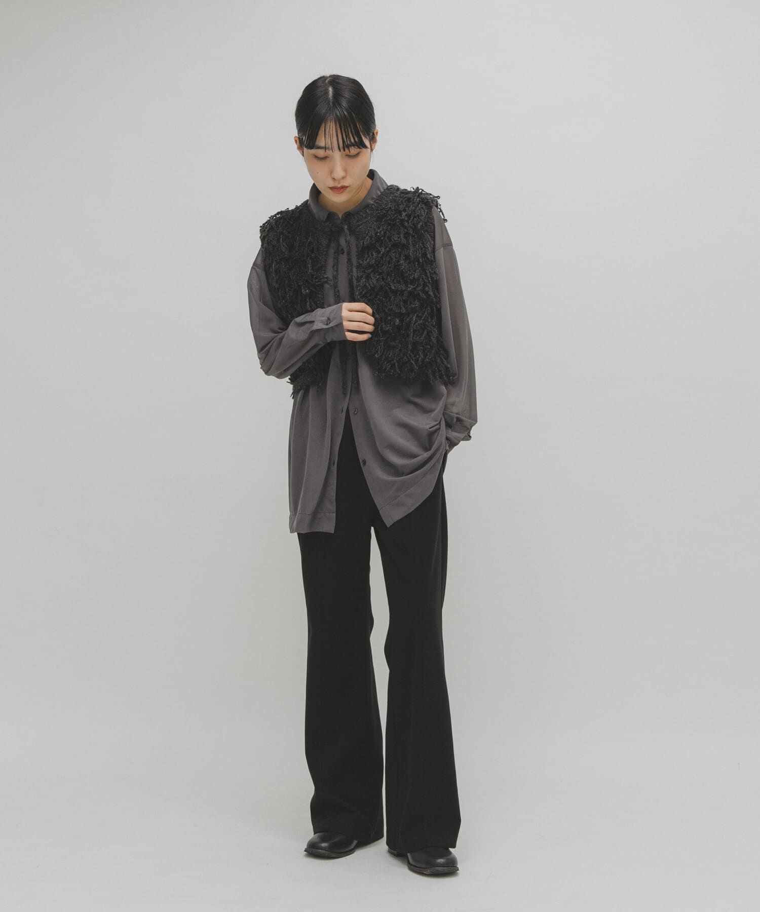  「ループニットベスト」|ベスト・ジレ|