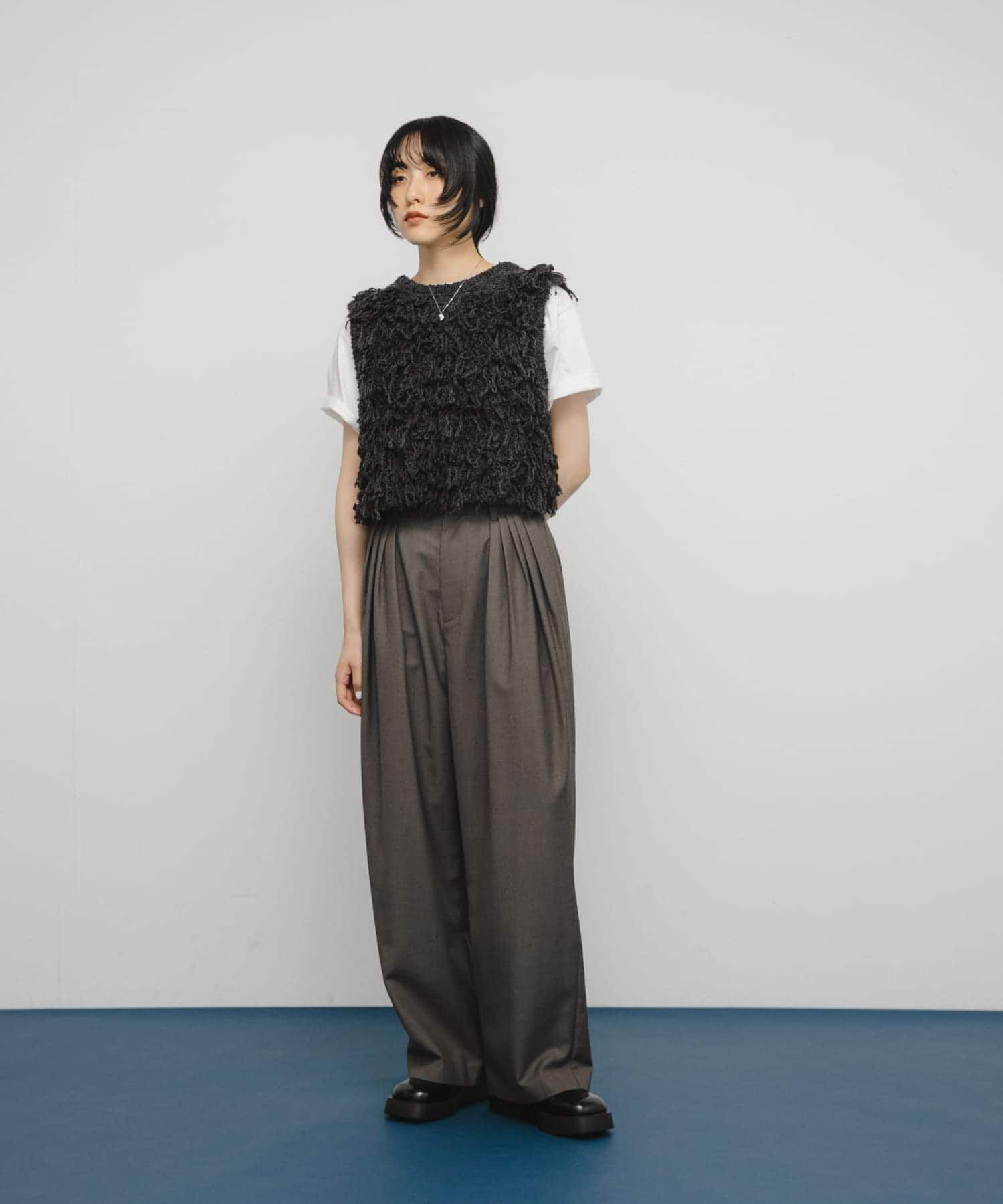  「ループニットベスト」|ベスト・ジレ|