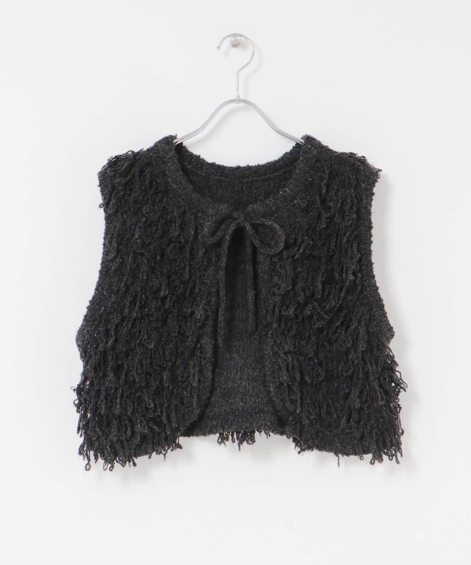  「ループニットベスト」|ベスト・ジレ|