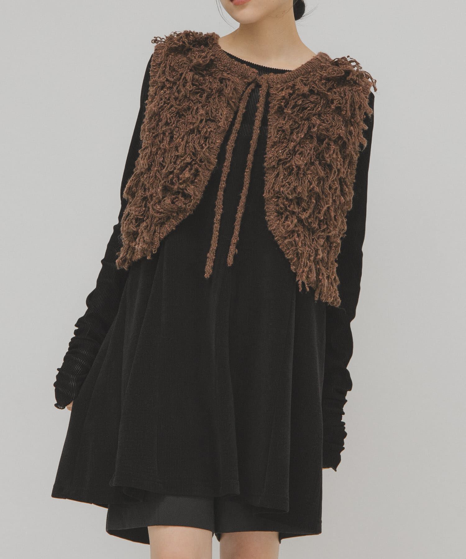  「ループニットベスト」|ベスト・ジレ|