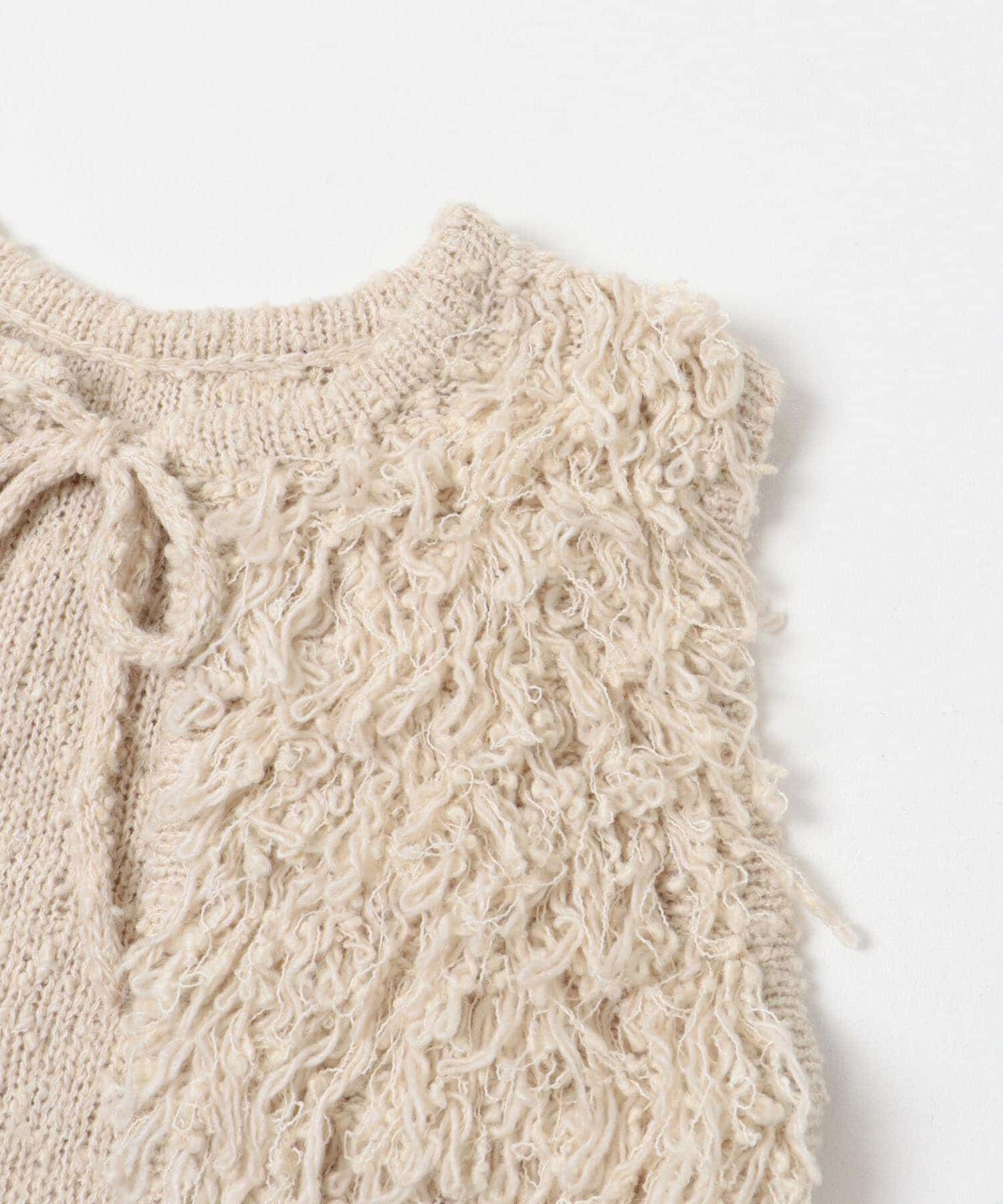  「ループニットベスト」|ベスト・ジレ|