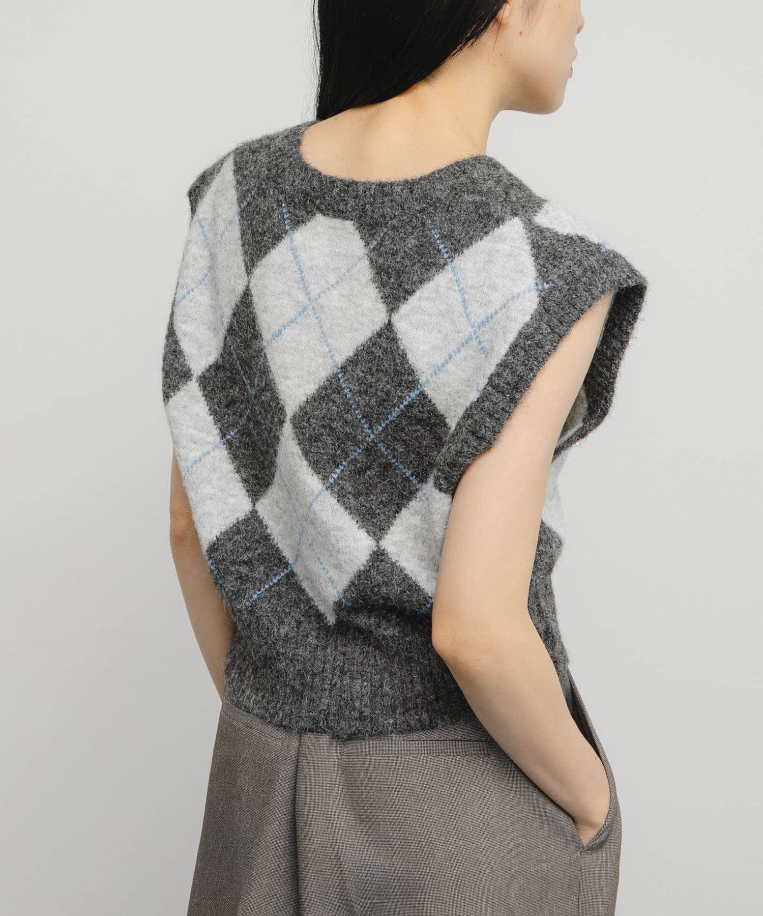 「アーガイルニットベスト」|ベスト・ジレ|