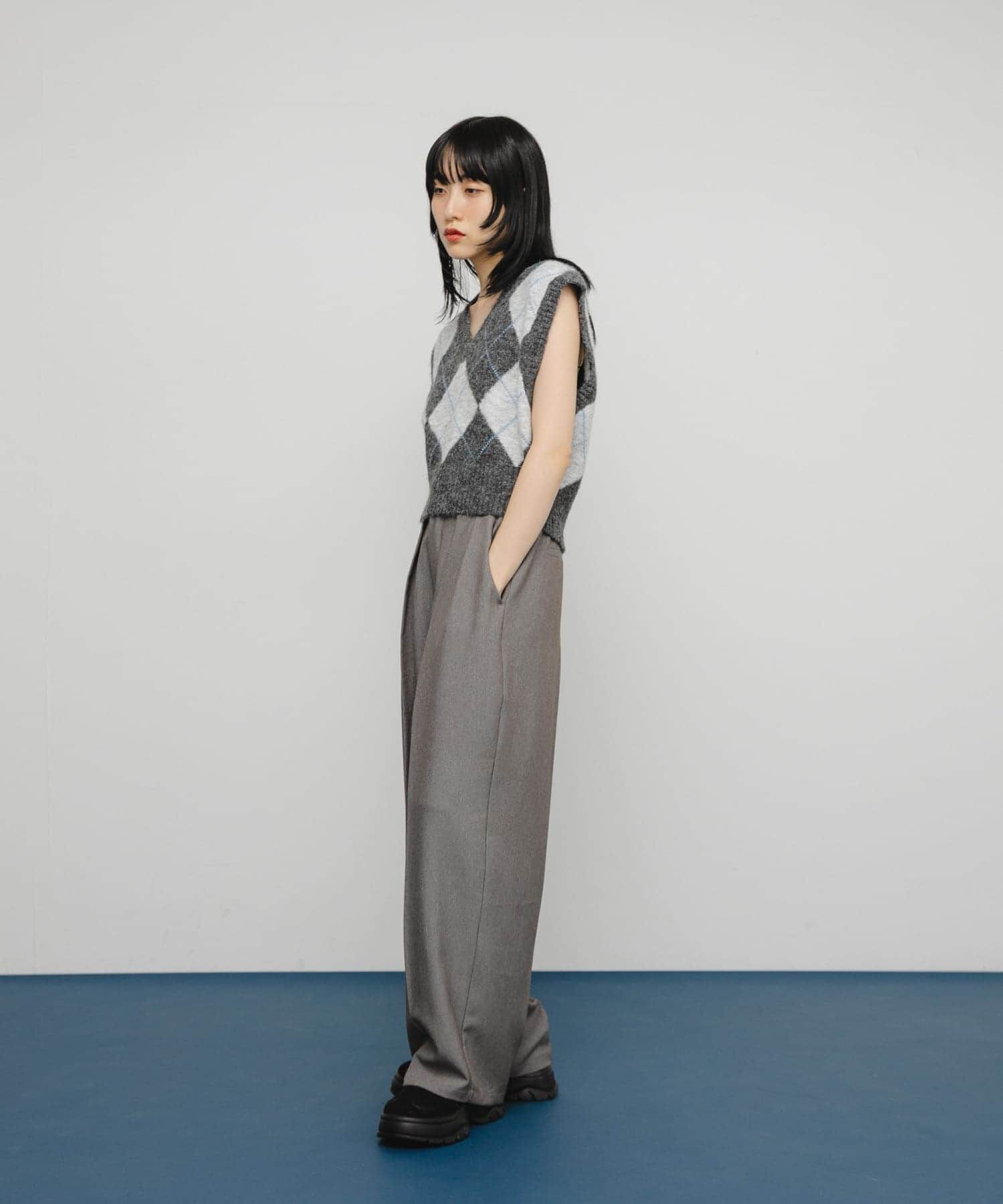  「アーガイルニットベスト」|ベスト・ジレ|