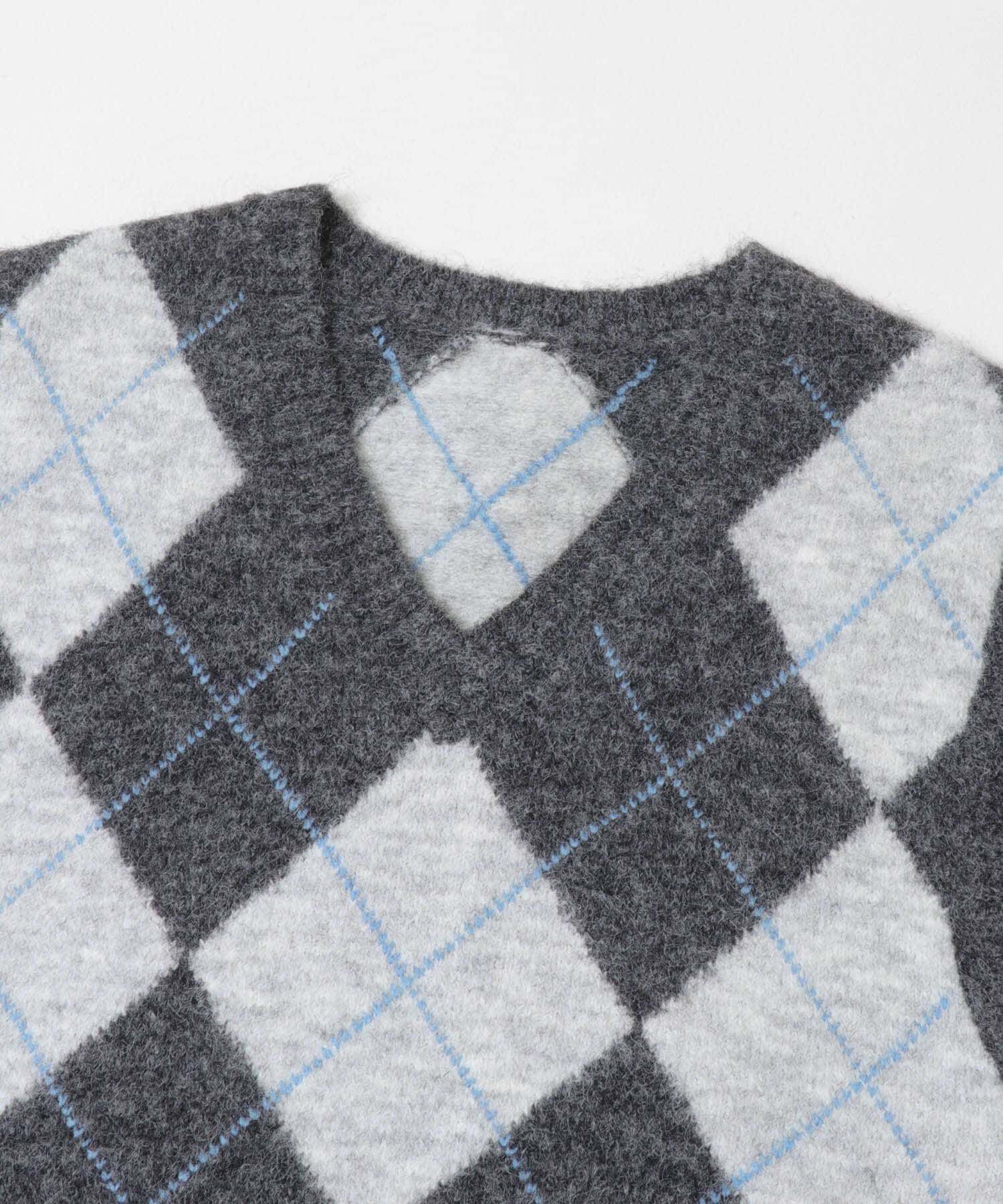  「アーガイルニットベスト」|ベスト・ジレ|