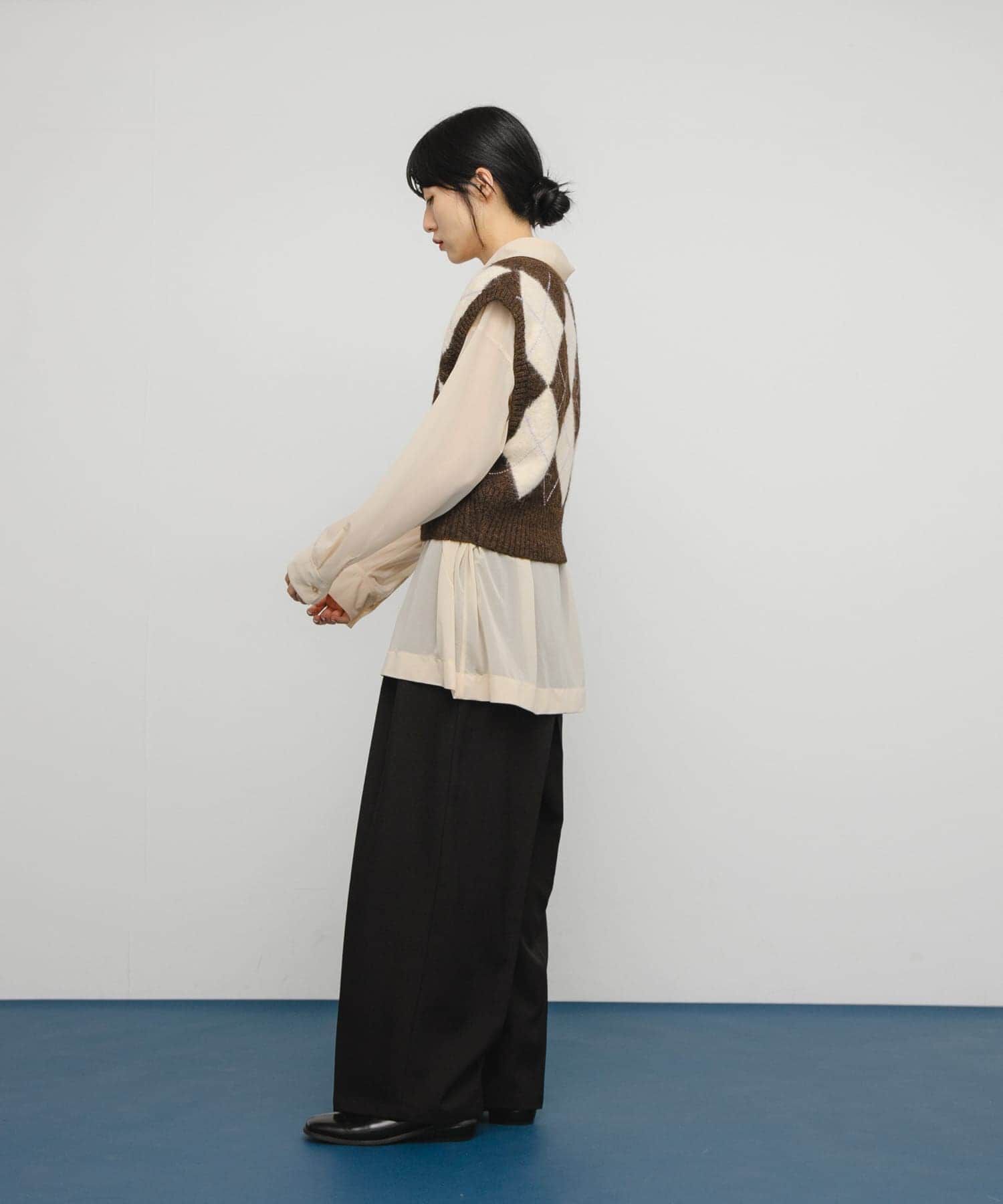  「アーガイルニットベスト」|ベスト・ジレ|