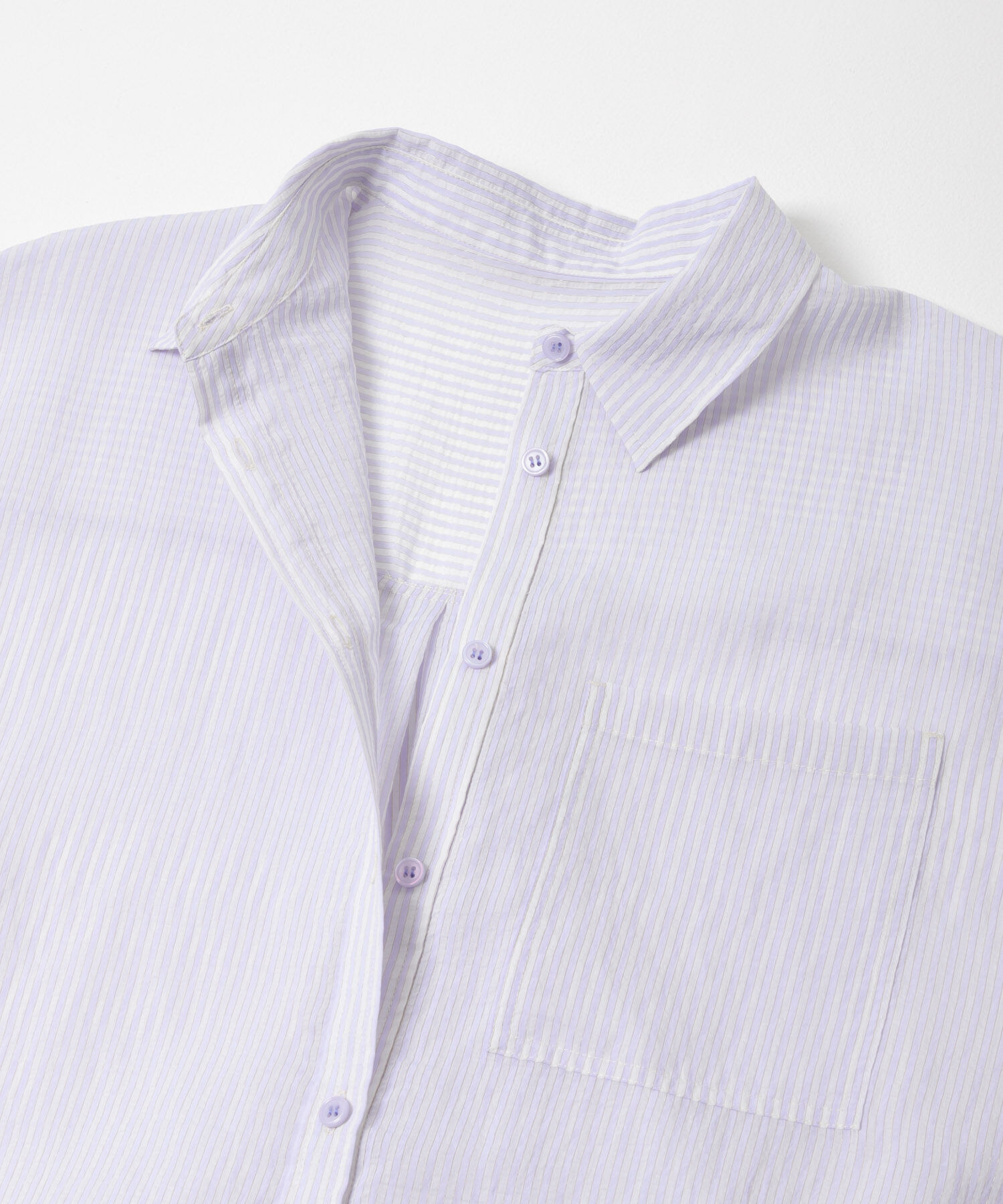  「シアーストライプBIGシャツ」|シャツ・ブラウス|