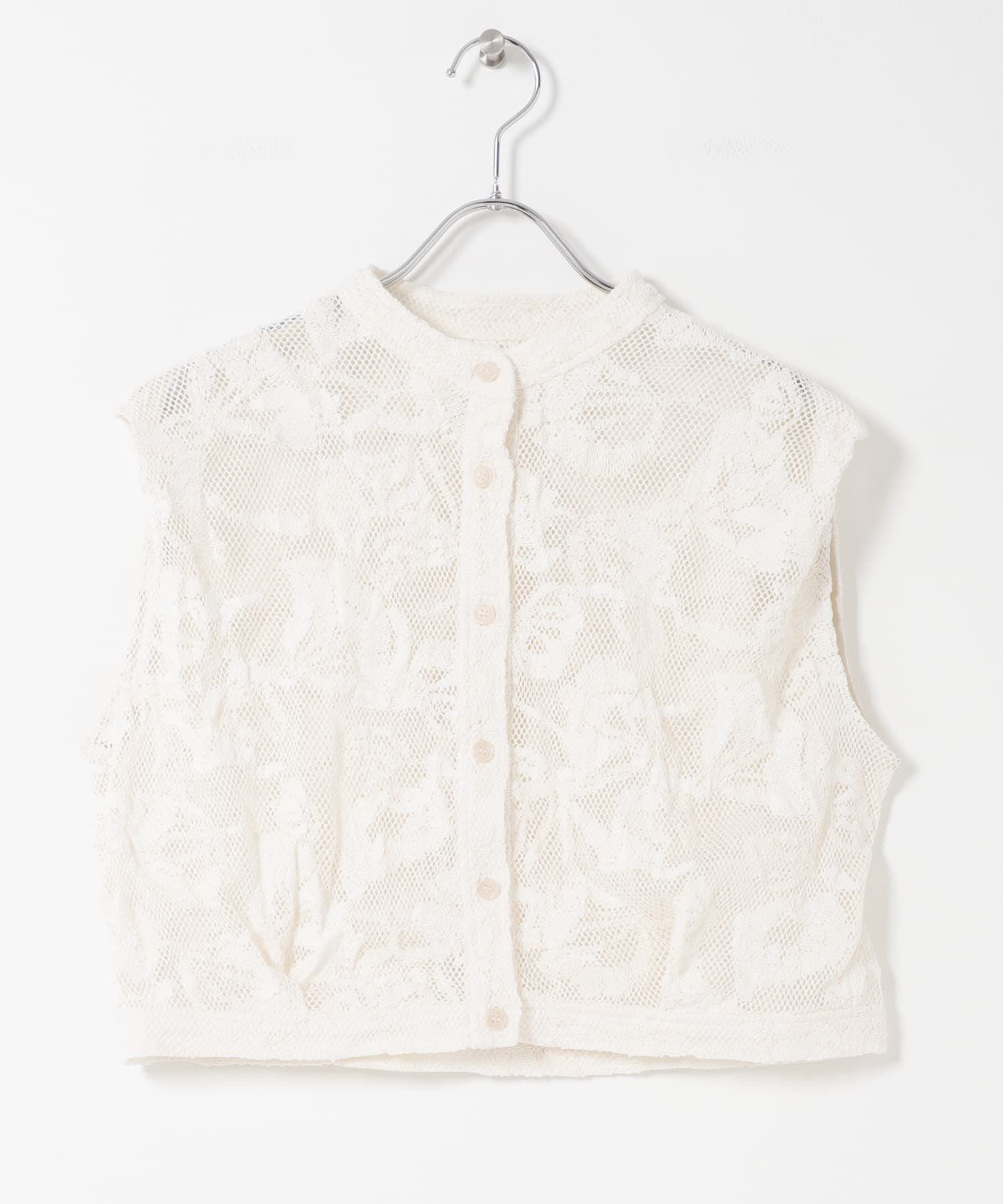  「バテンレースコンパクトシャツ」|シャツ・ブラウス|