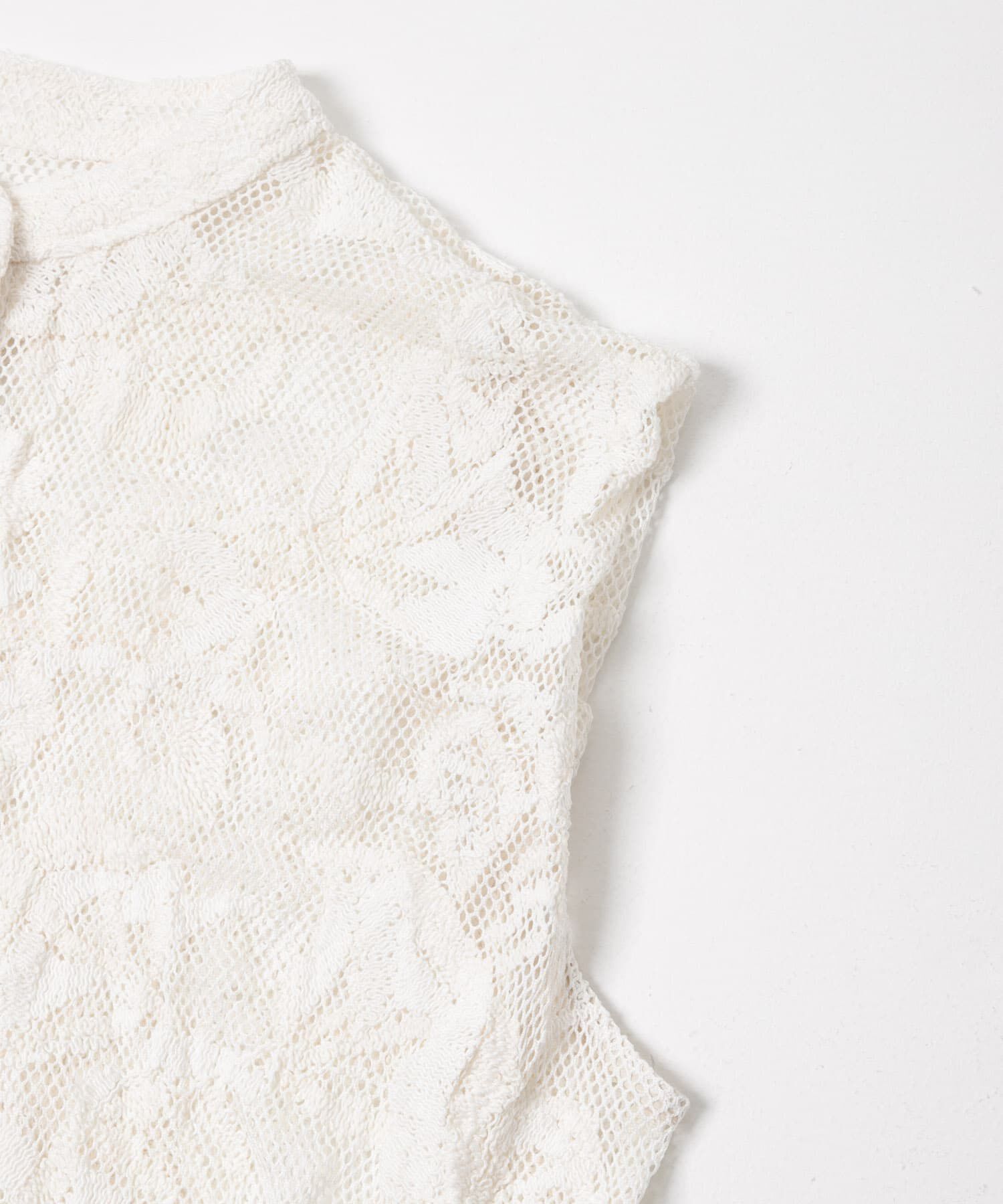  「バテンレースコンパクトシャツ」|シャツ・ブラウス|