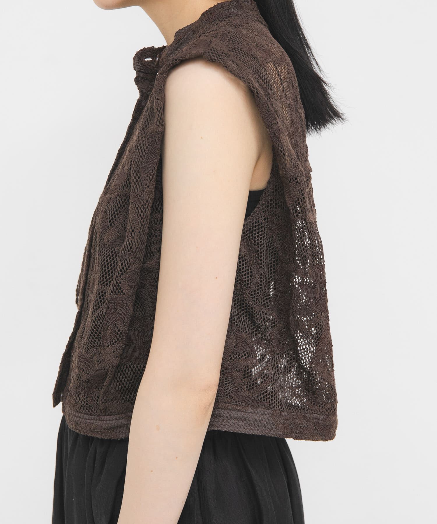  「バテンレースコンパクトシャツ」|シャツ・ブラウス|