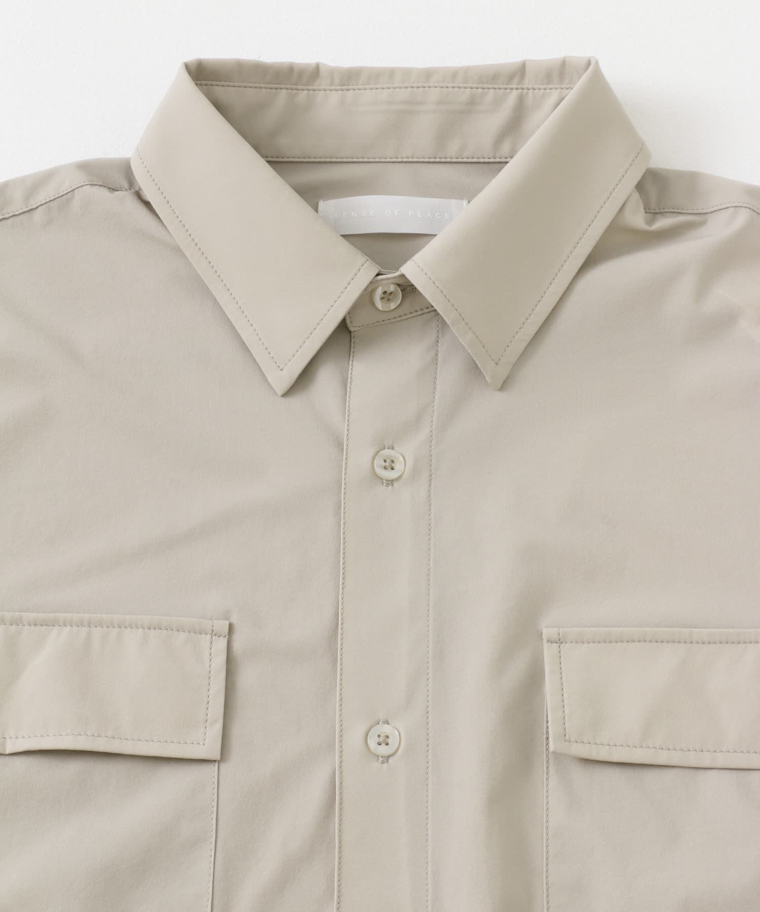 SENSE OF PLACE by URBAN RESEARCH「『UR TECH MoLight』 Wポケットシャツ(5分袖)」|シャツ・ブラウス|