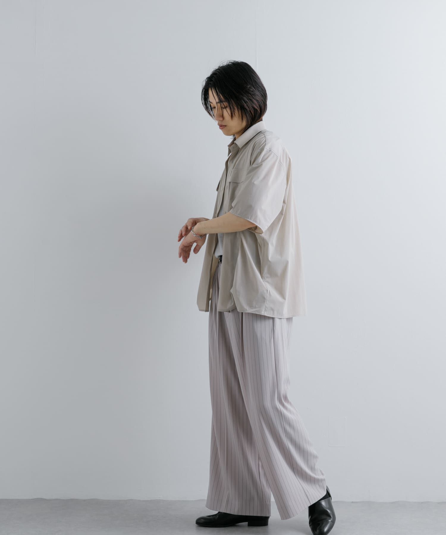 SENSE OF PLACE by URBAN RESEARCH「『UR TECH MoLight』 Wポケットシャツ(5分袖)」|シャツ・ブラウス|