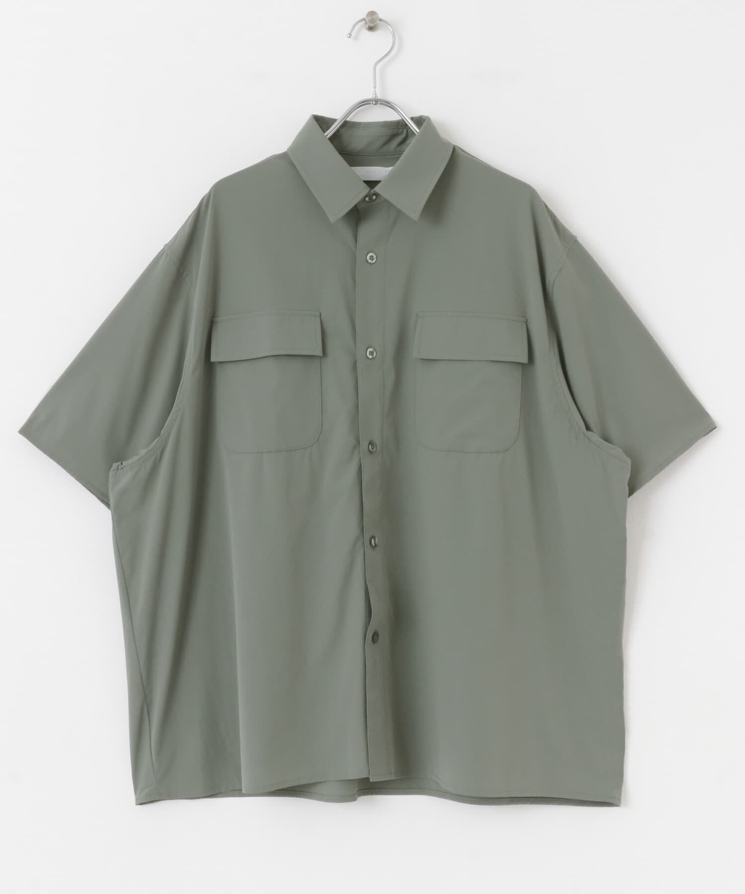 SENSE OF PLACE by URBAN RESEARCH「『UR TECH MoLight』 Wポケットシャツ(5分袖)」|シャツ・ブラウス|