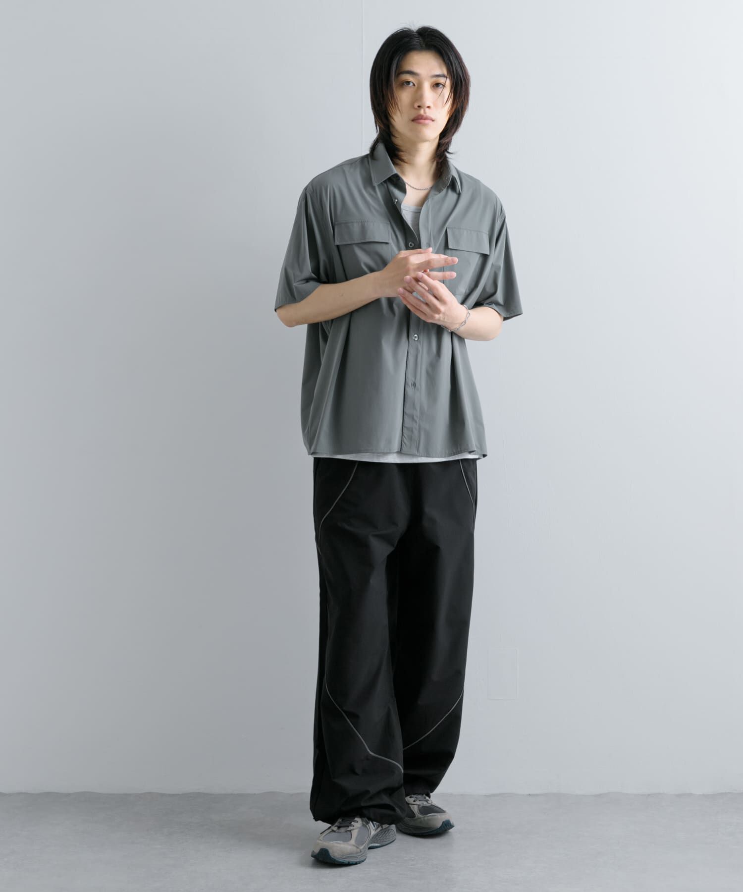 SENSE OF PLACE by URBAN RESEARCH「『UR TECH MoLight』 Wポケットシャツ(5分袖)」|シャツ・ブラウス|