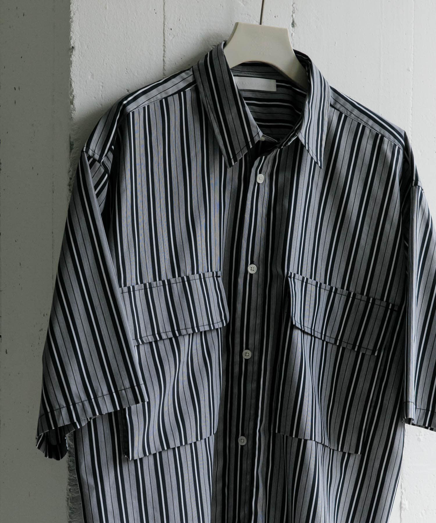SENSE OF PLACE by URBAN RESEARCH「ストライプCPOルーズシャツ(5分袖)」|シャツ・ブラウス|