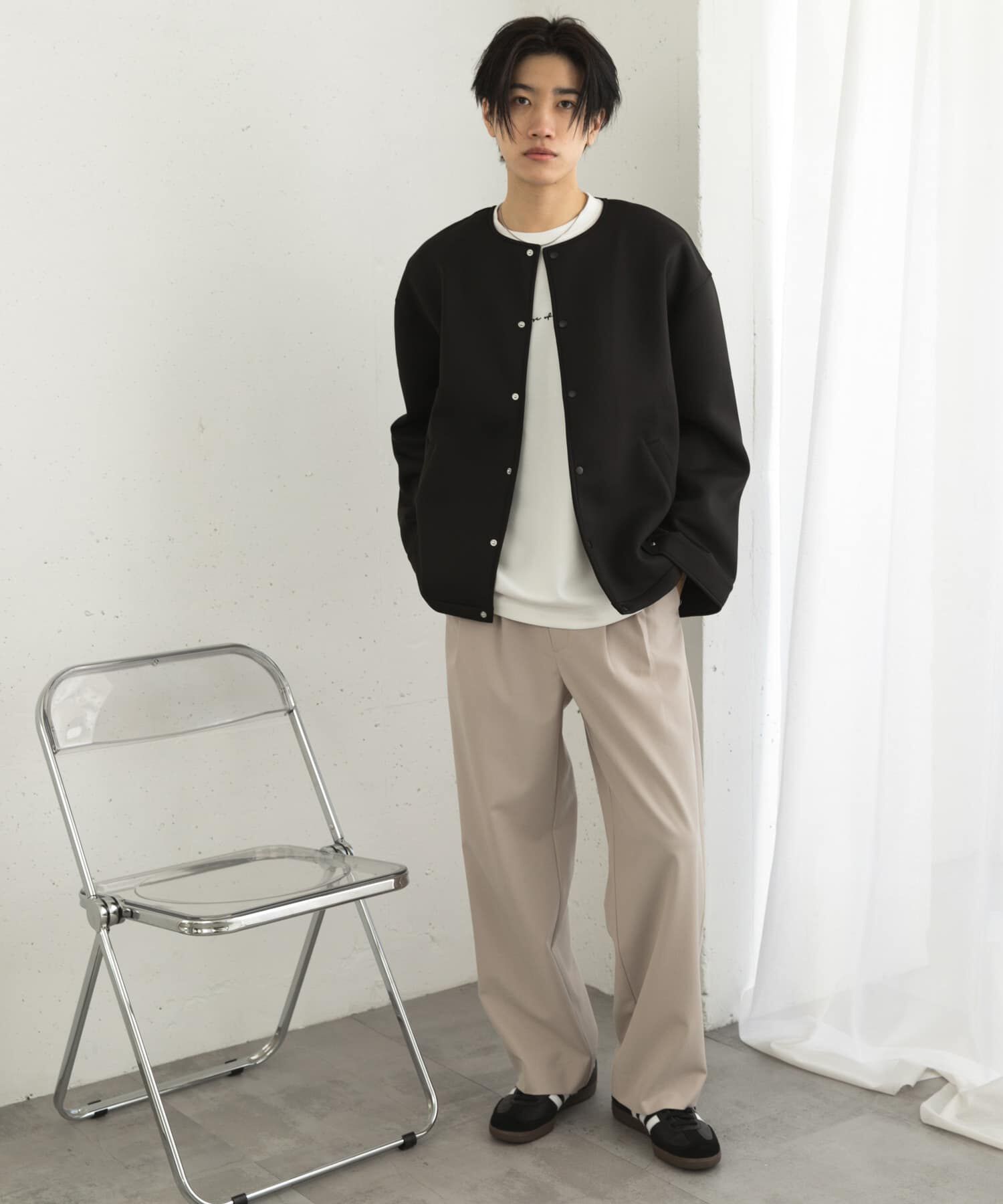 SENSE OF PLACE by URBAN RESEARCH「ポンチクルーネックカーディガン」|カーディガン|