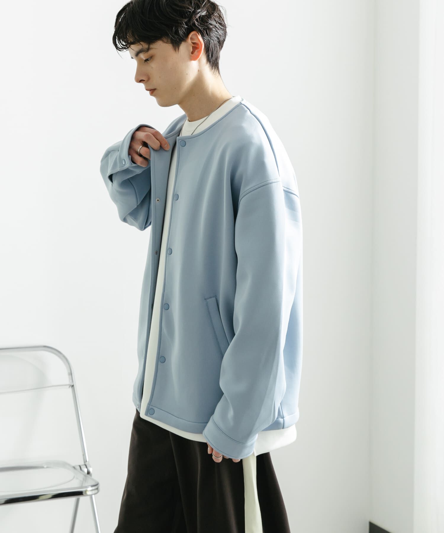 SENSE OF PLACE by URBAN RESEARCH「ポンチクルーネックカーディガン」|カーディガン|