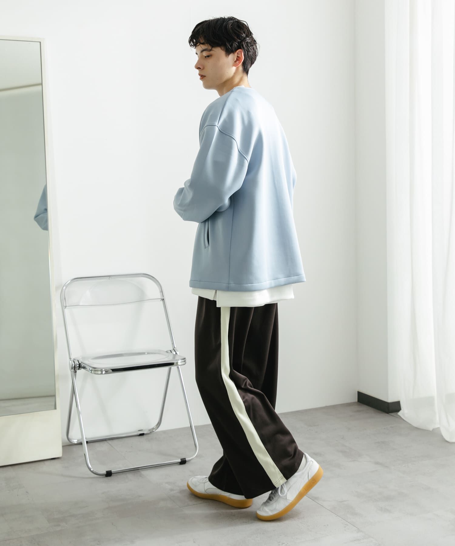 SENSE OF PLACE by URBAN RESEARCH「ポンチクルーネックカーディガン」|カーディガン|