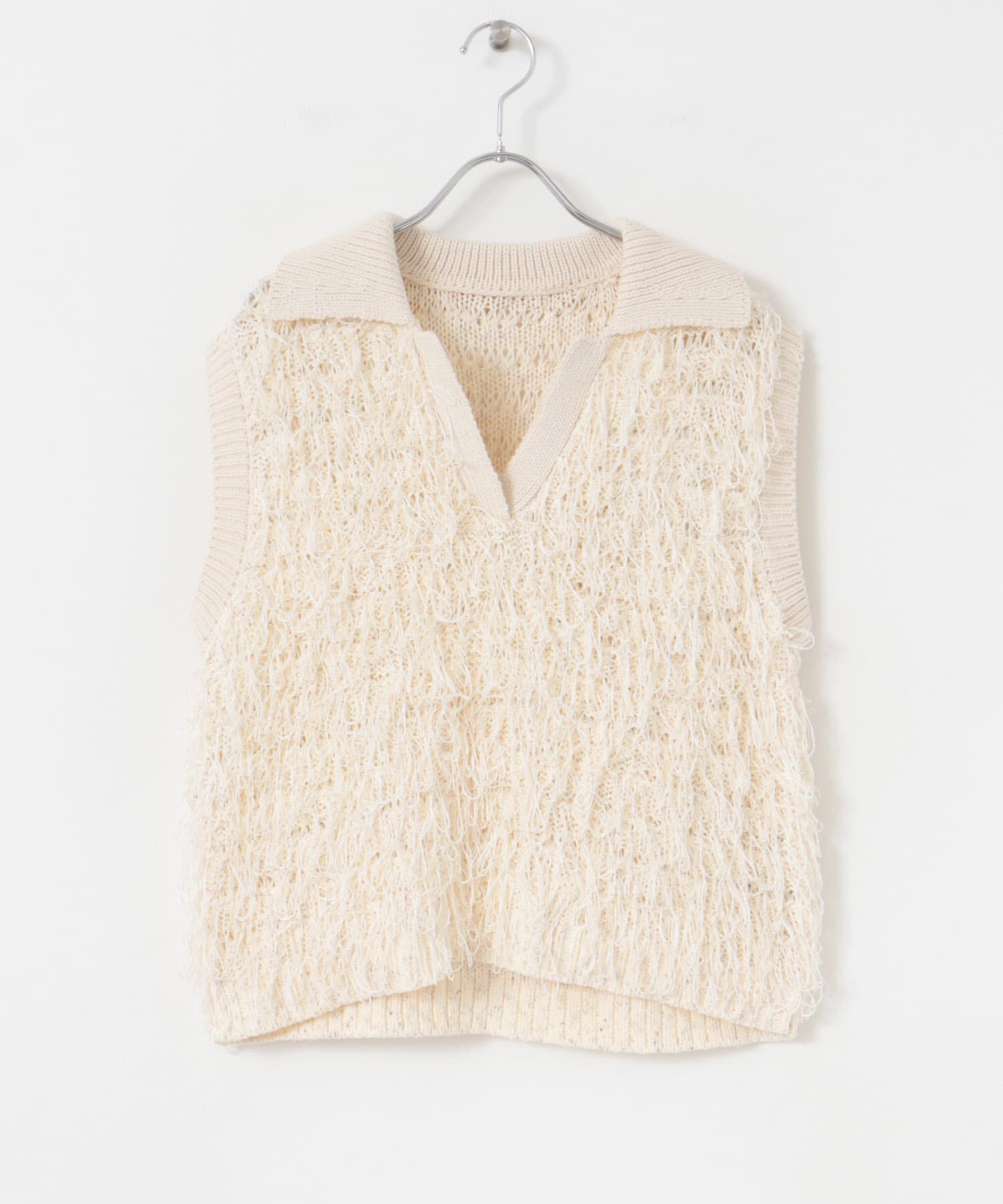 SENSE OF PLACE by URBAN RESEARCH「ループヤーンニットベスト」|ベスト・ジレ|