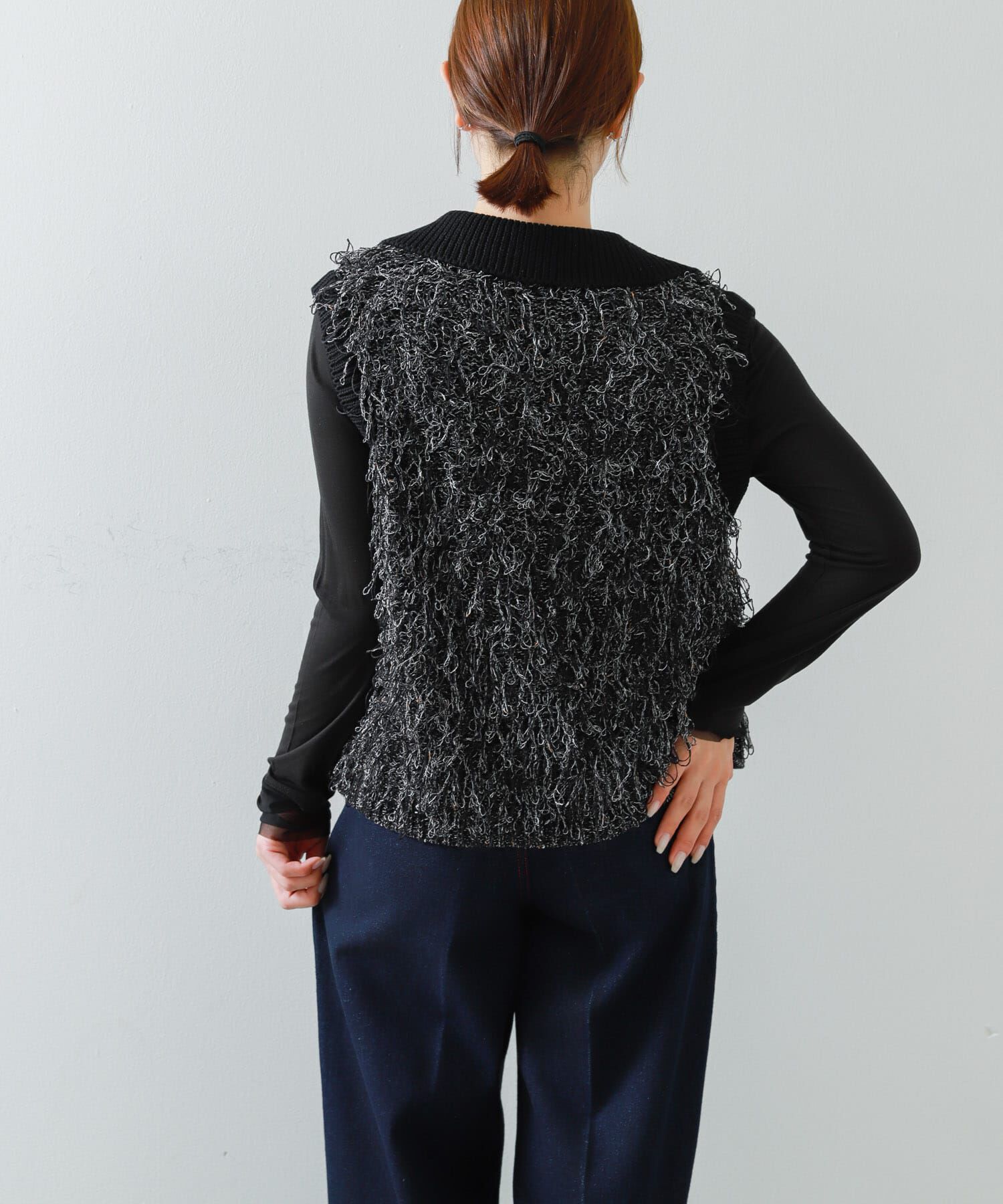 SENSE OF PLACE by URBAN RESEARCH「ループヤーンニットベスト」|ベスト・ジレ|