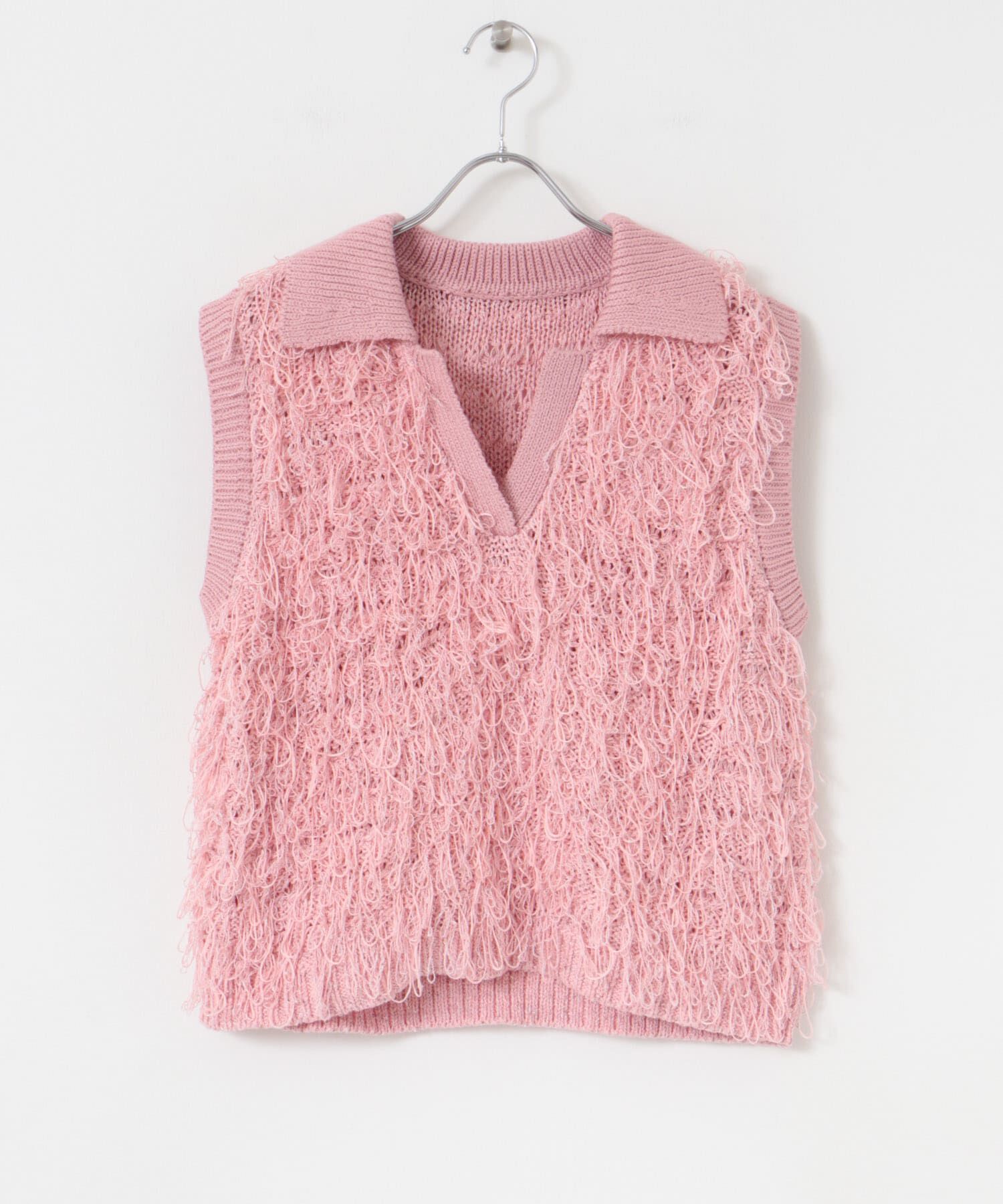 SENSE OF PLACE by URBAN RESEARCH「ループヤーンニットベスト」|ベスト・ジレ|