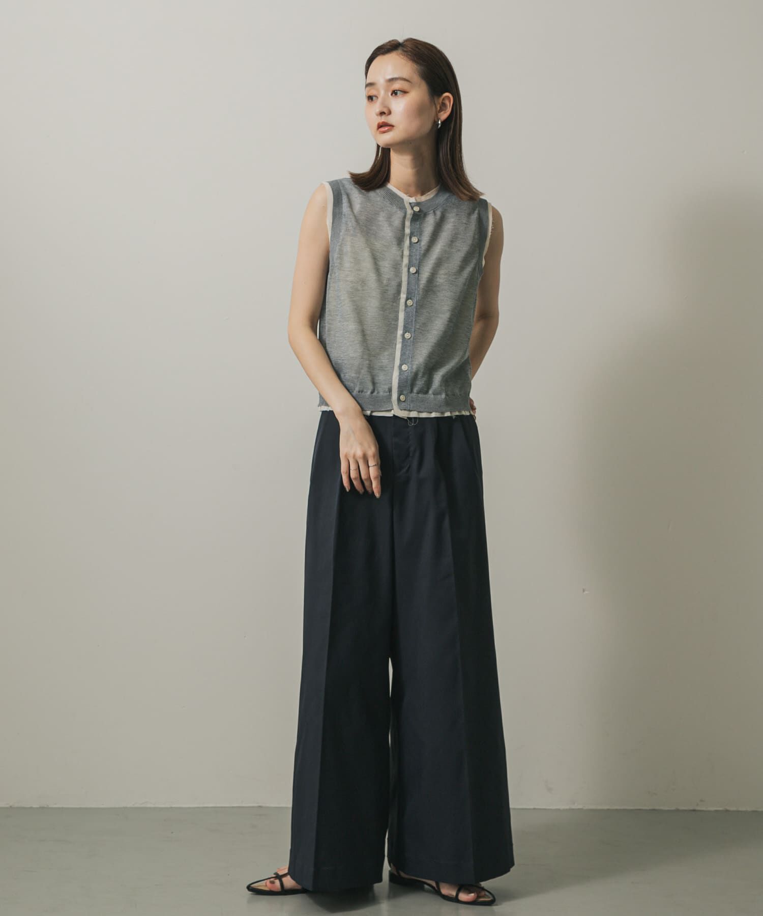 SENSE OF PLACE by URBAN RESEARCH「カットオフレイヤードセーター」|ニット・セーター|