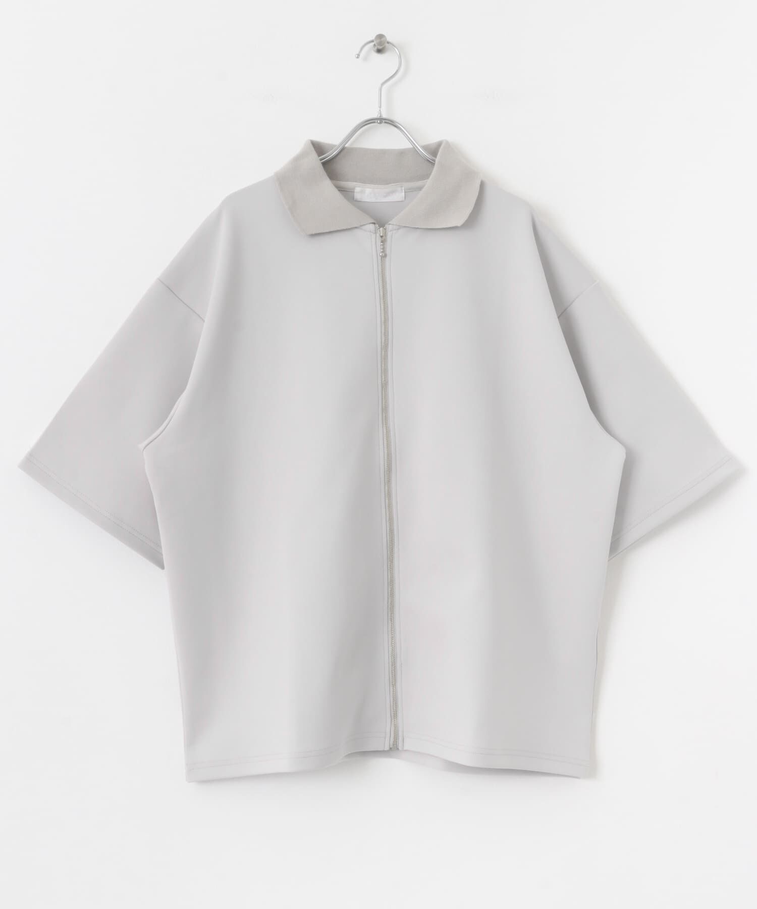 SENSE OF PLACE by URBAN RESEARCH「『ユニセックス』ZIPカーディガンTシャツ(5分袖)」|カーディガン|