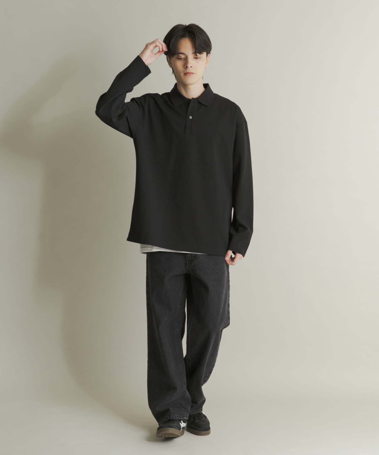 SENSE OF PLACE by URBAN RESEARCH「カノコルーズロングスリーブポロシャツ」|ポロシャツ|