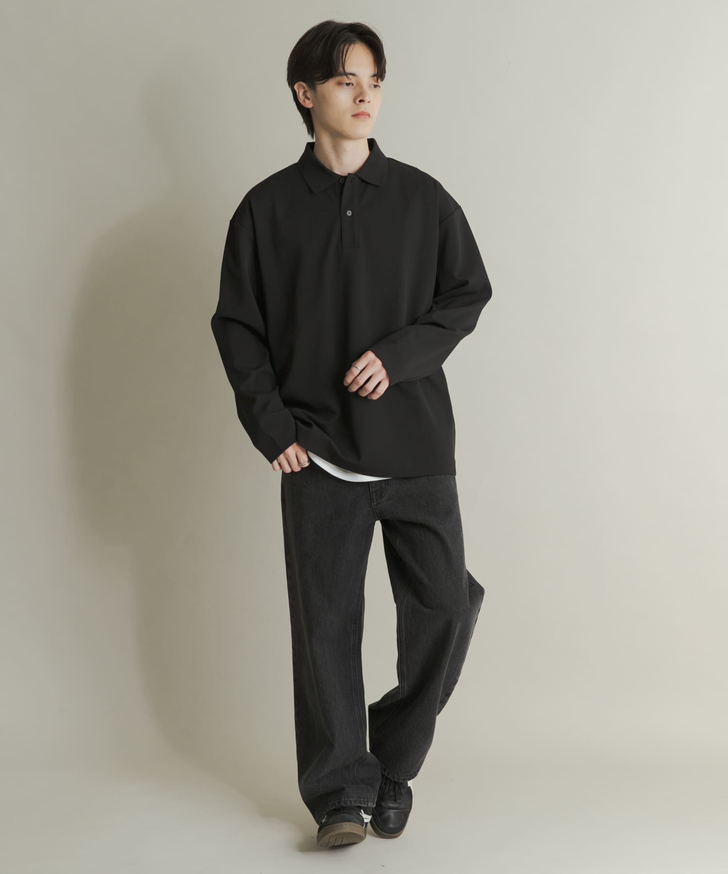 SENSE OF PLACE by URBAN RESEARCH「カノコルーズロングスリーブポロシャツ」|ポロシャツ|