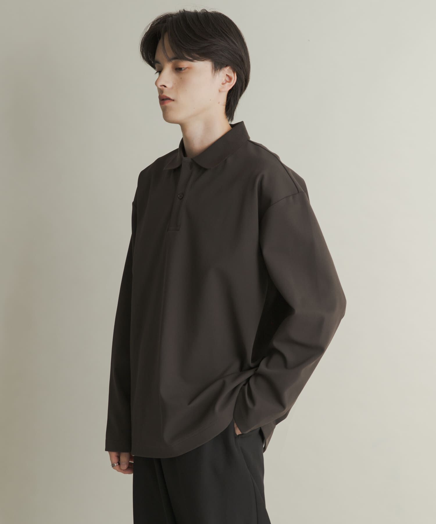 SENSE OF PLACE by URBAN RESEARCH「カノコルーズロングスリーブポロシャツ」|ポロシャツ|